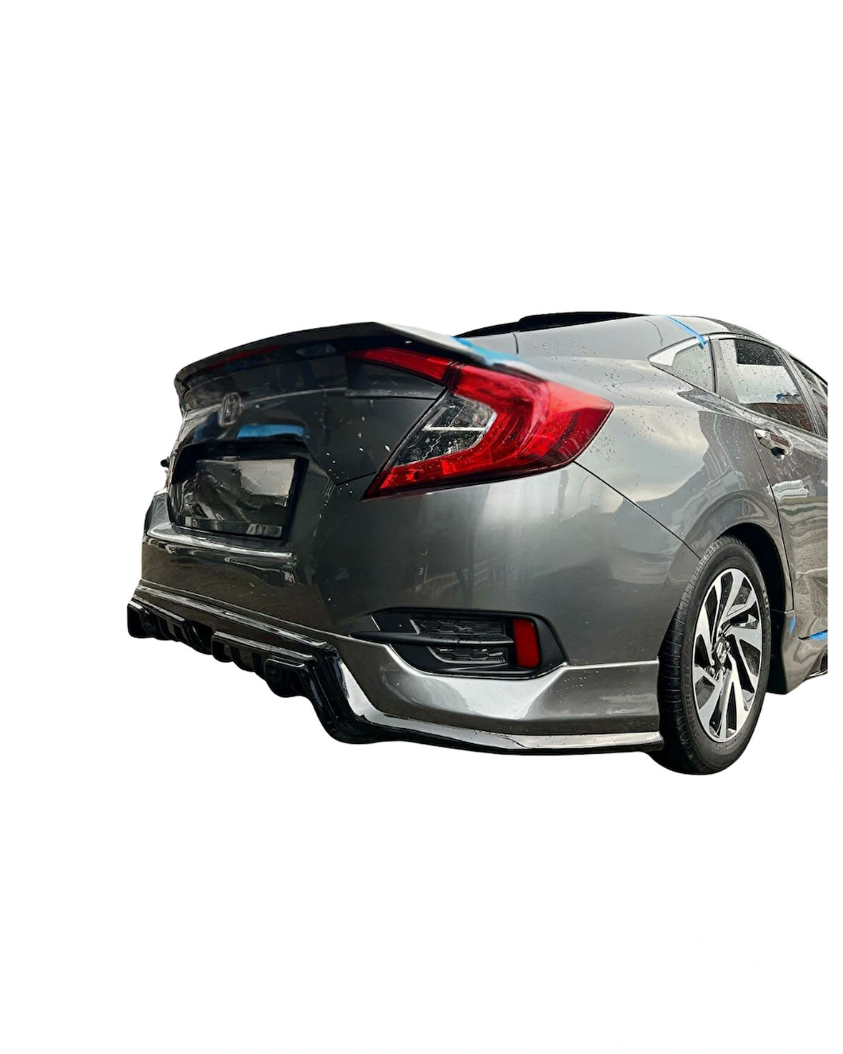 HONDA FC5 2018-2021 MAKYAJLI KASA MÜGEN ARKA EK (( BOYASIZ ))