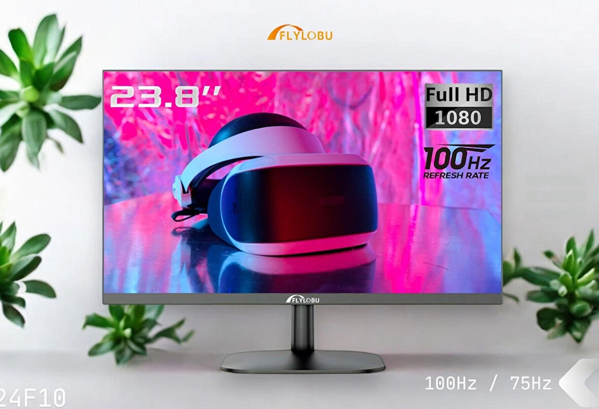 FFC-24F10 23.8" INCH EKRAN FHD 100HZ Monitör 1920*1080 Gaming Oyuncu Monitörü - ÇERÇEVESİZ EKRAN - 2 YIL GARANTİ