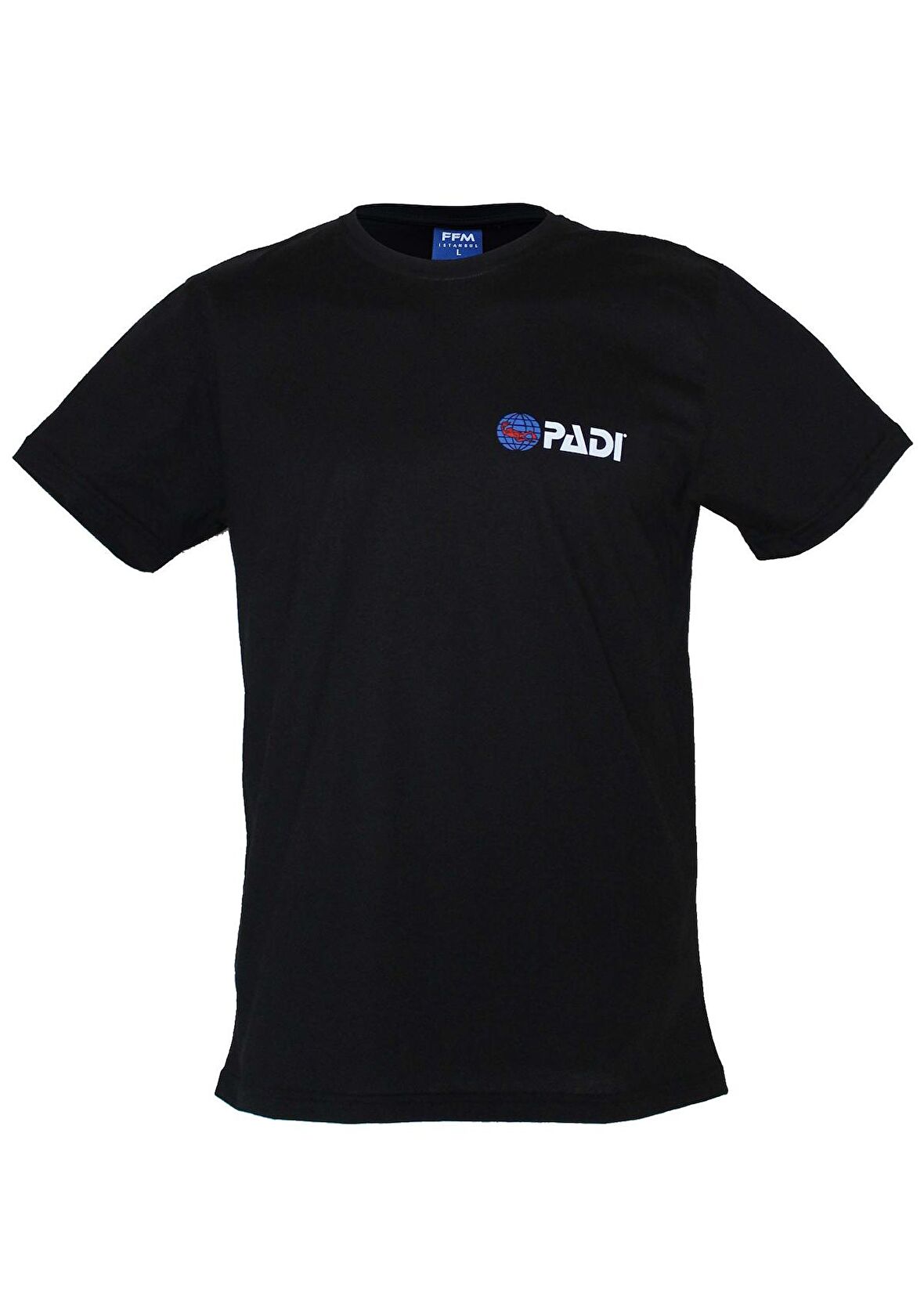 FFM İSTANBUL SİYAH PADI BASKILI DIVER BASIC T-SHIRT