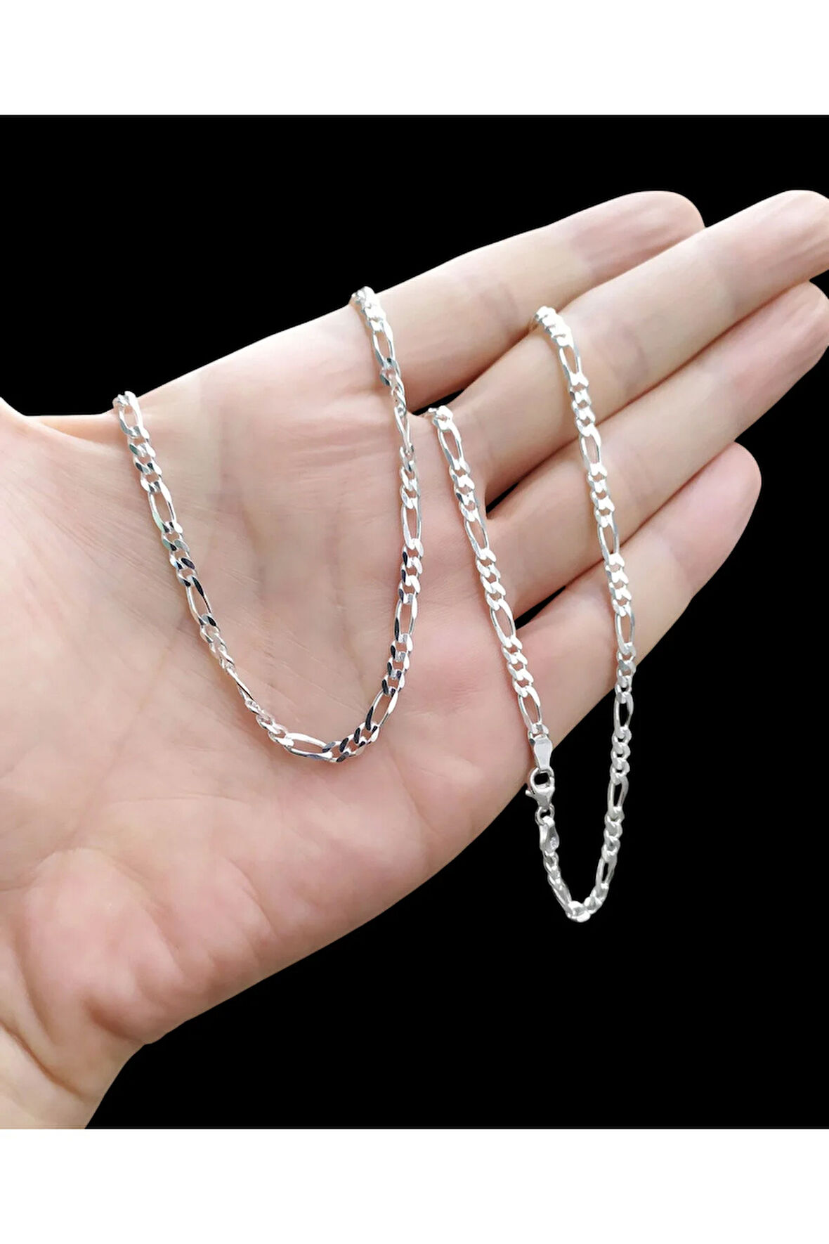 Modahilye - 925 Ayar Orjinal Gümüş Zincir 60CM