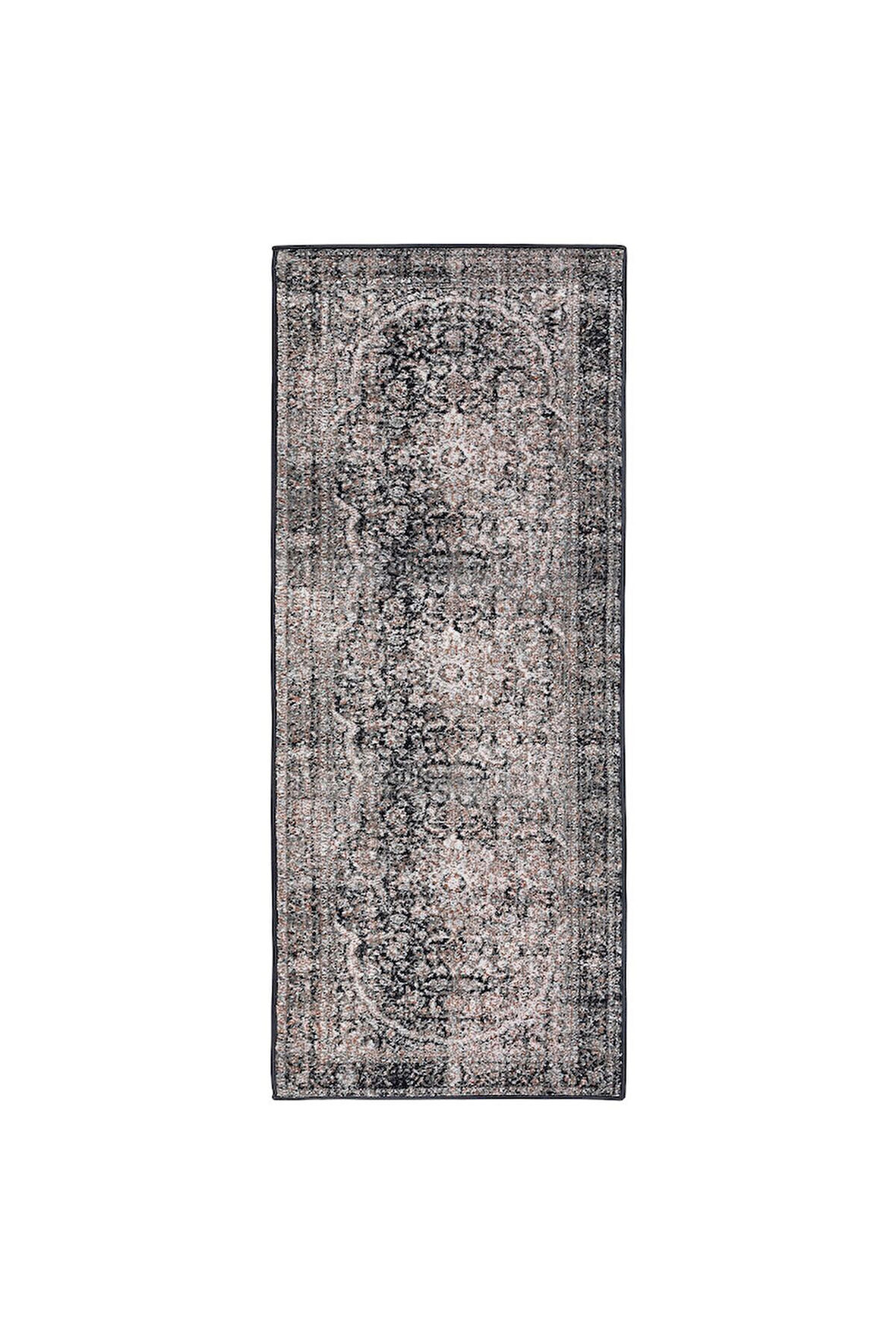 Eskitme Halı, Çok Renkli, 80x200 cm Dikdörtgen