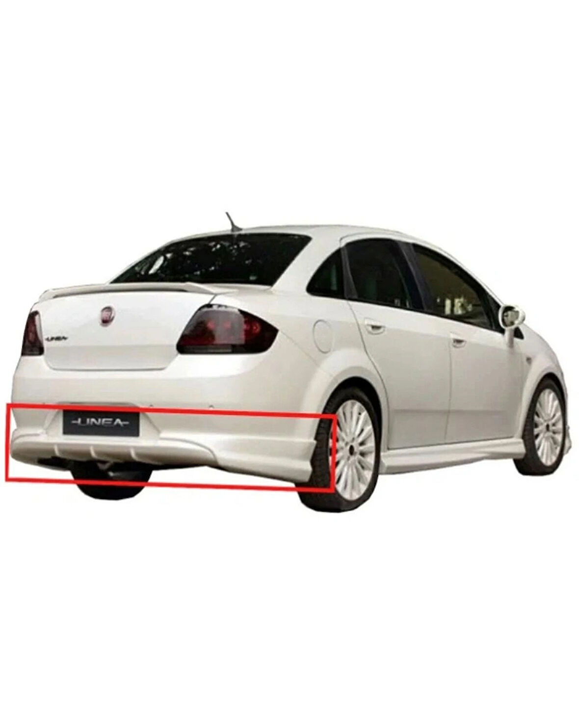  LİNEA 2007-2012 ARKA TAMPON EKİ (( 612 MİSTİK GRİ BOYALI ))