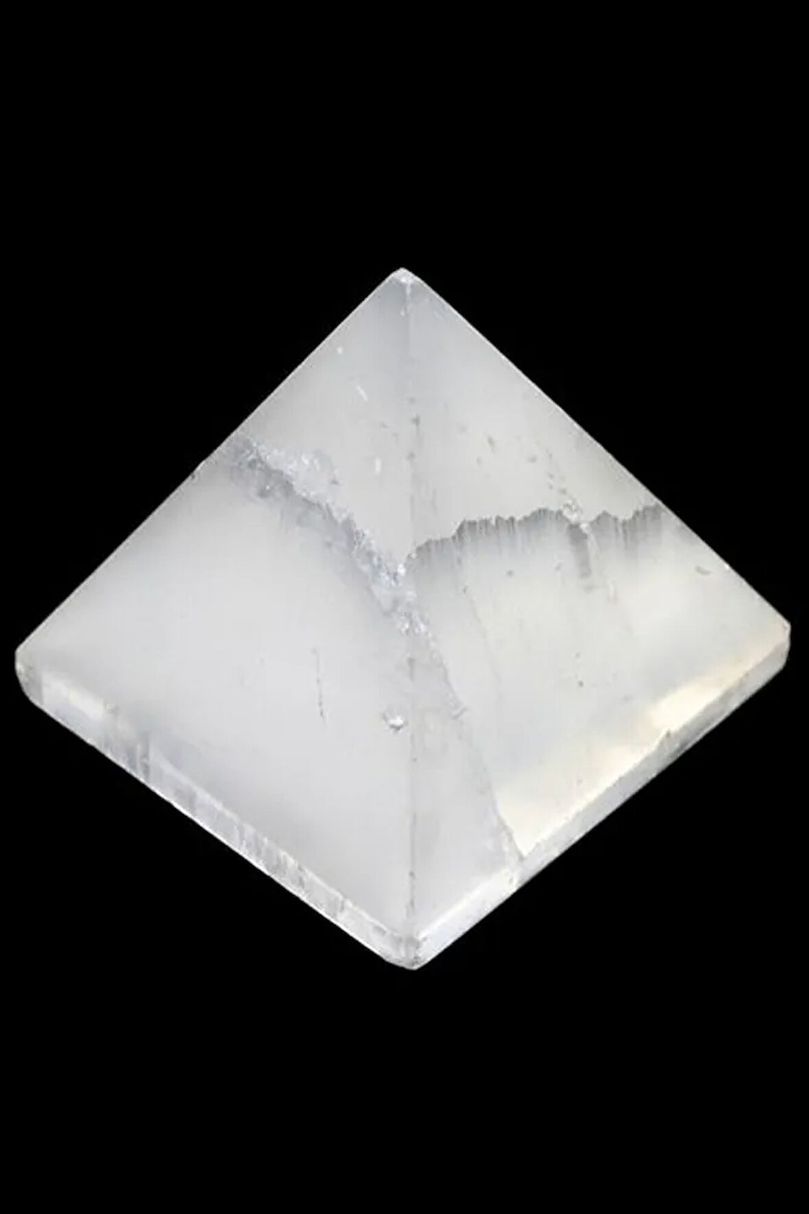 Selenit Taşı Doğal Taş Piramit (5 Cm)