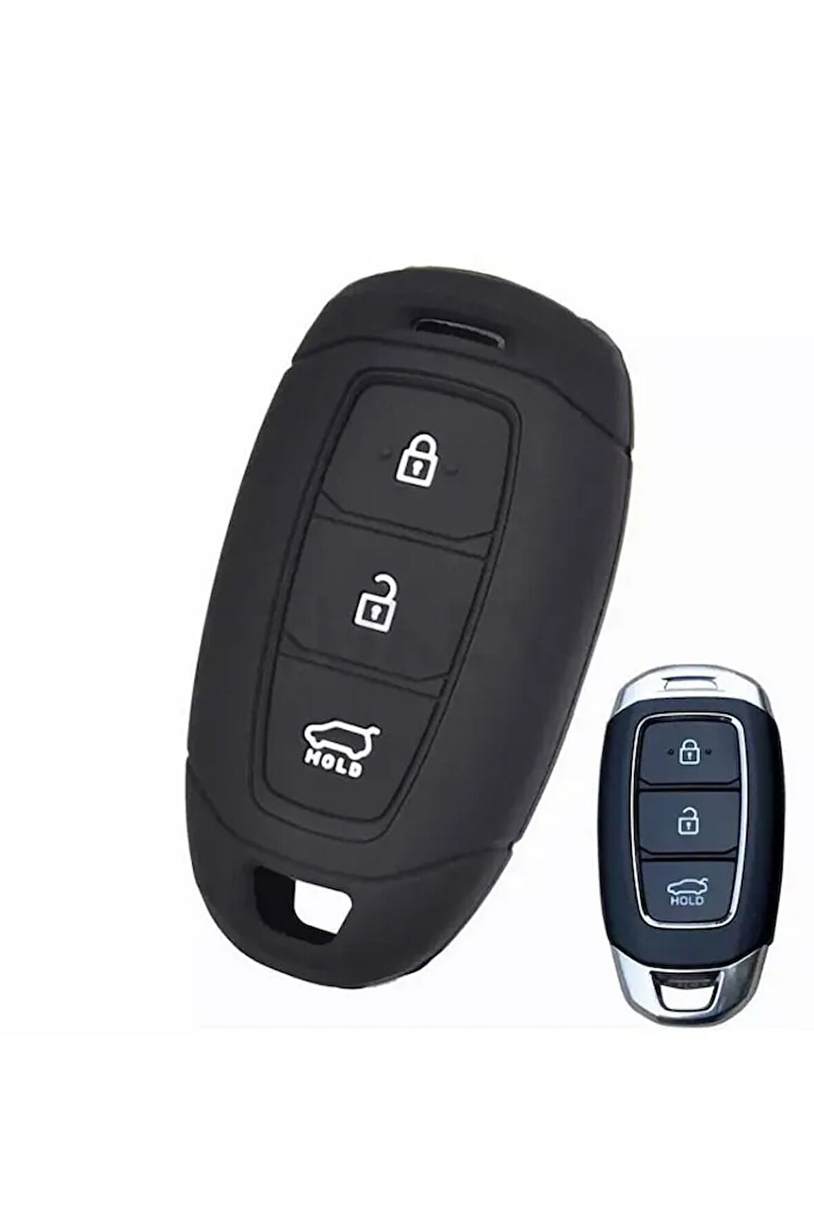Hyundai Kona I30 Solaris Elantra Silikon Anahtar Koruma Kılıf Anahtar Teyiti Yapınız