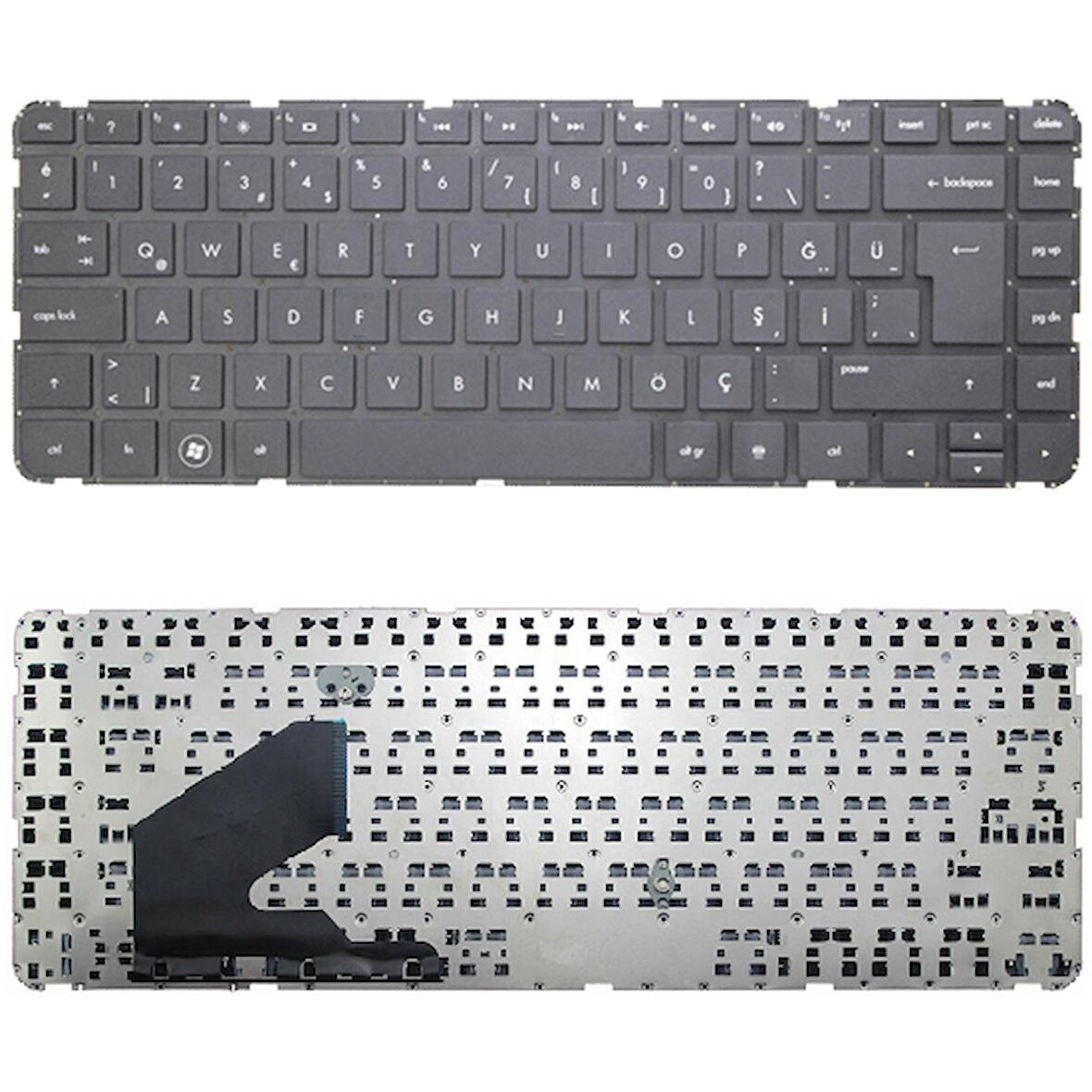 Hp 701391-001, 701391-141 Klavye Tuş Takımı Tuş Seti Siyah Türkçe