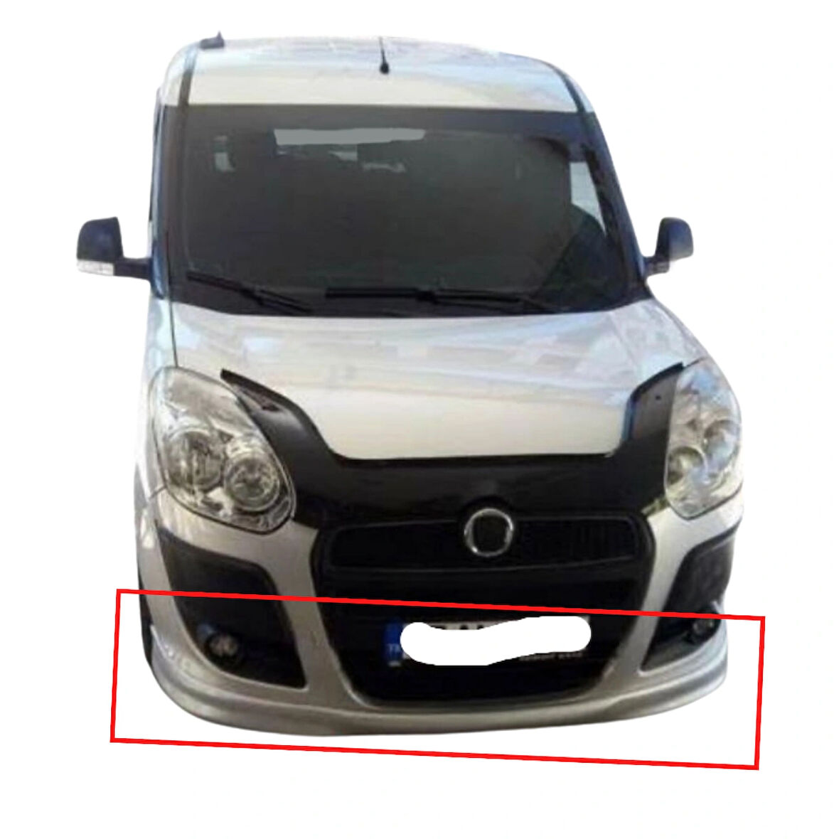 DOBLO D3 2011-2015 ÖN TAMPON EKİ (( BOYASIZ ))