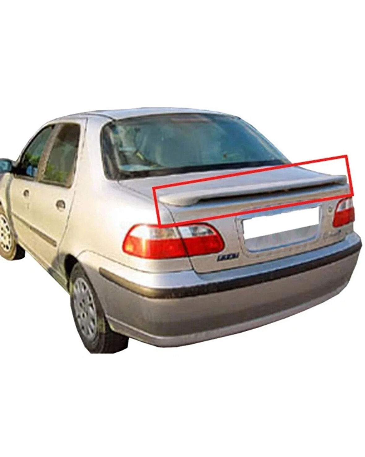  FİAT ALBEA IŞIKLI SPOİLER (( BEYAZ BOYALI ))