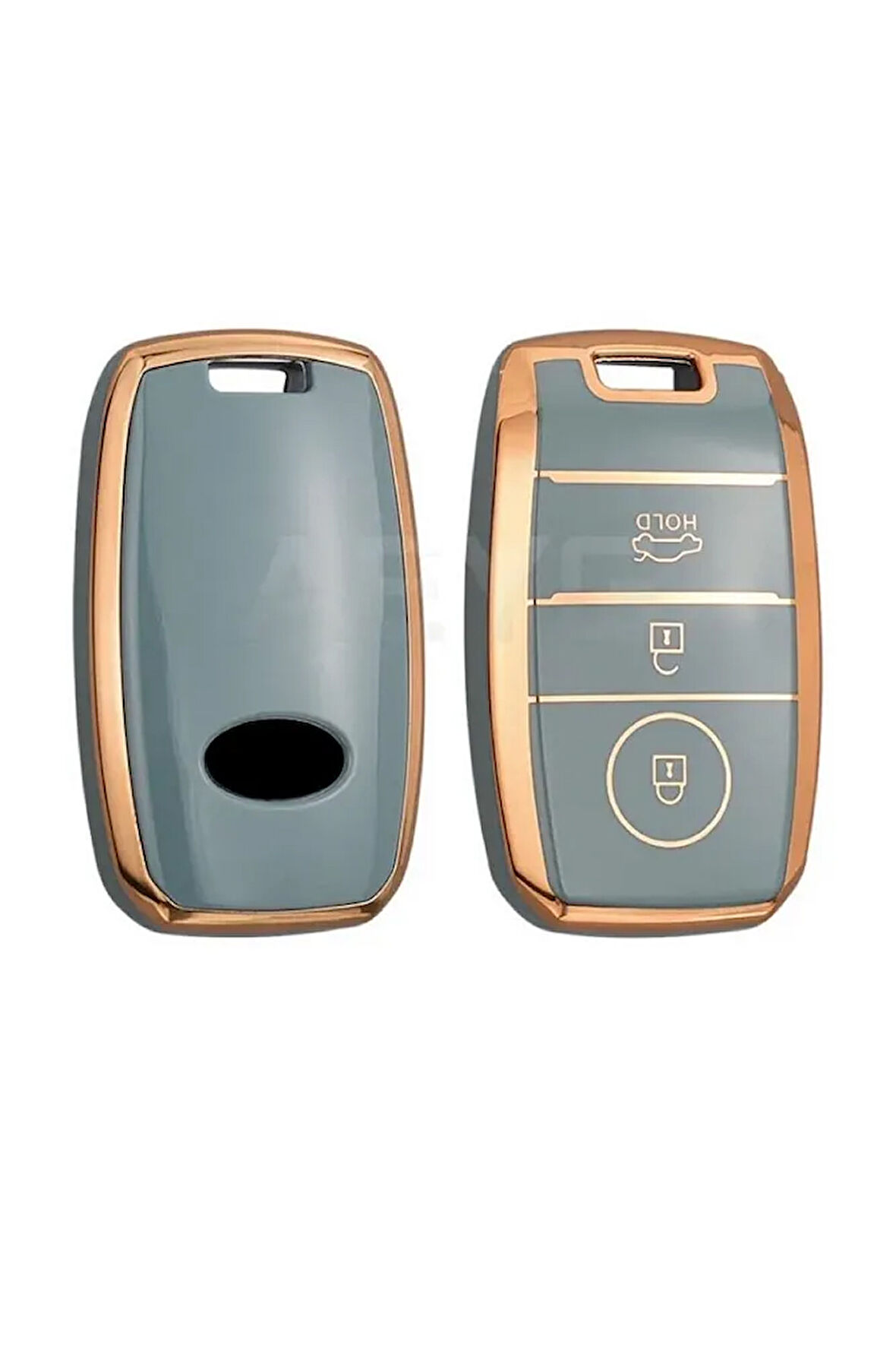 Kia Rio Ceed Soul Sportage Sorento Carens Picanto Lüks Anahtar Koruma Kılıfı Sustasız 3 Tuşlu