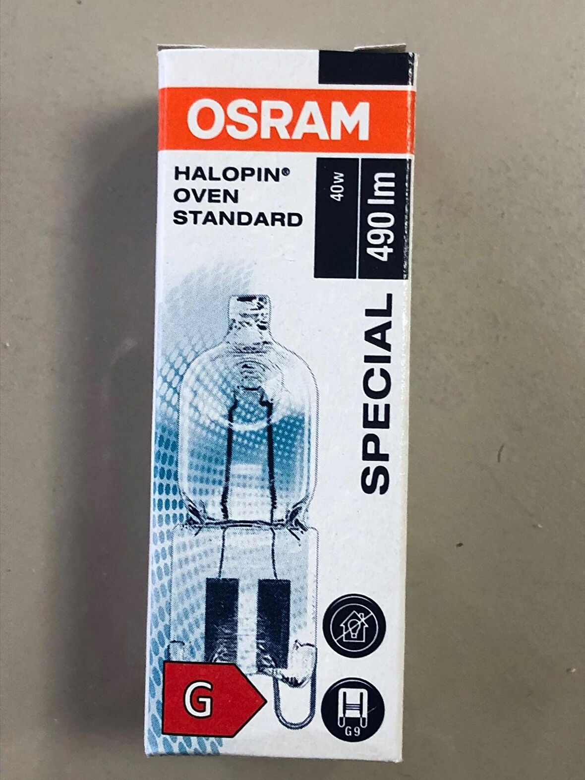 OSRAM G9 40W=490 LÜMEN FIRIN LAMBASI