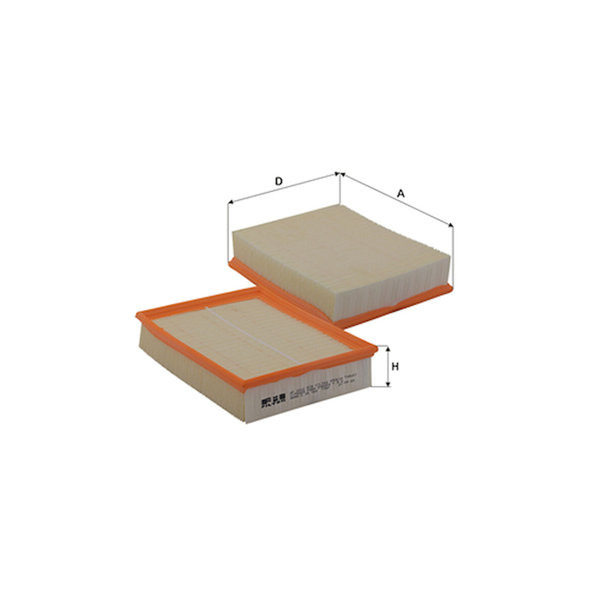 Fıl Hp2032 Hava Filtresi Passat 1.9 2.0Tdı 1.6 1.8 1.8T 2.0 2.8V6 (96 00) A4 95>01 A6 97>05 Superb