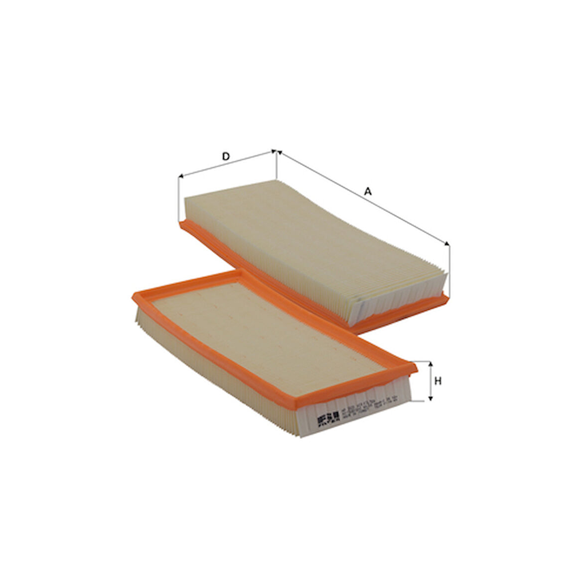 Fıl Hp2033 Hava Filtresi Mıtsubıshı Carısma 1.6 1.8 1996 2006 Volvo S40 1999 2003