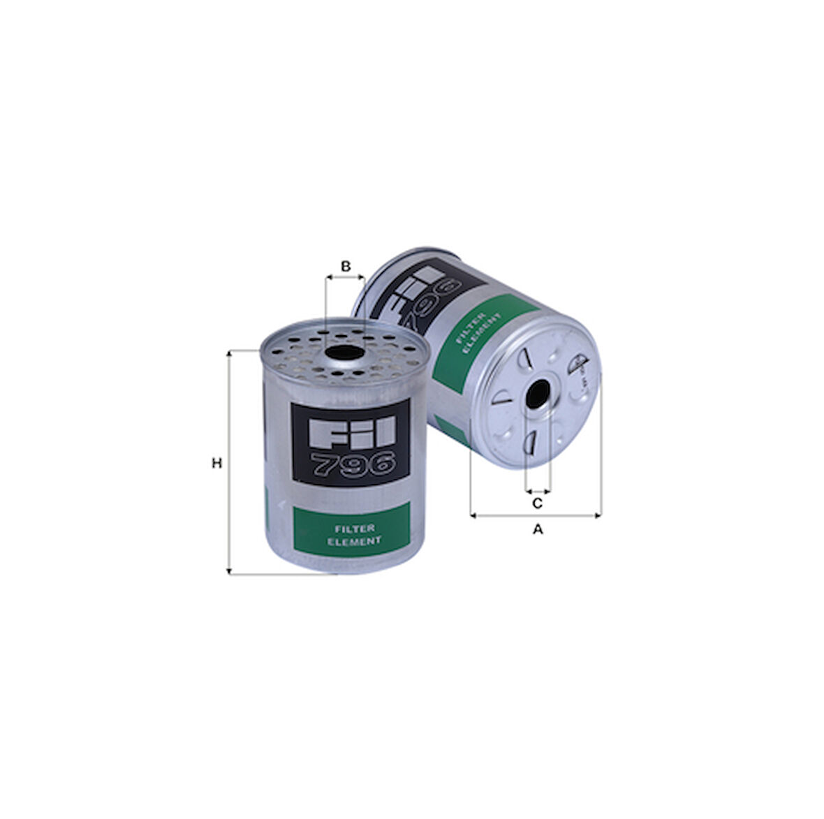 Fıl Mf796 Mazot Filtre Elemanı P205 P405 P605 J7 P309 C25 Bxm < 88