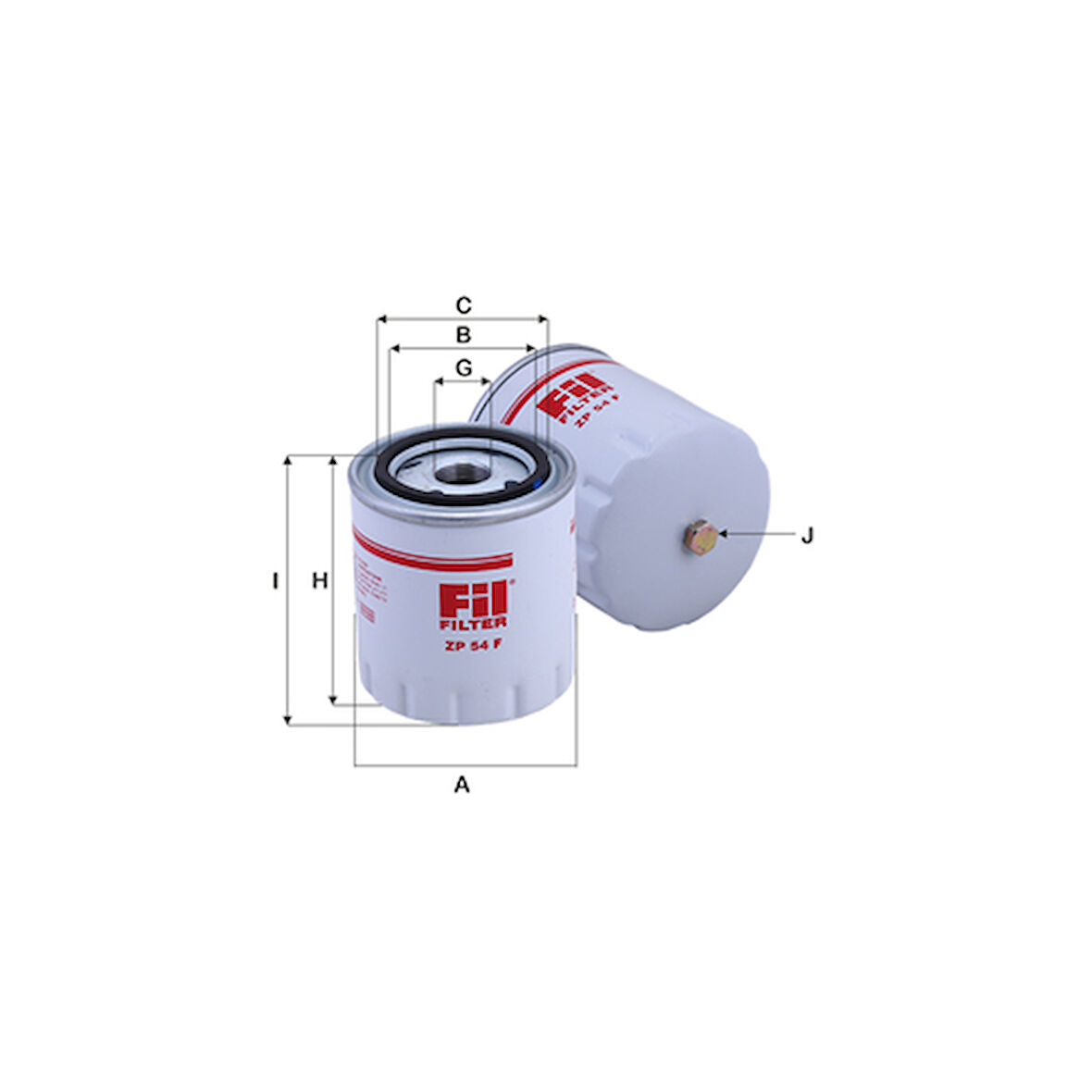 Fıl Zp54F Yakıt Filtresi W921 Fn2182