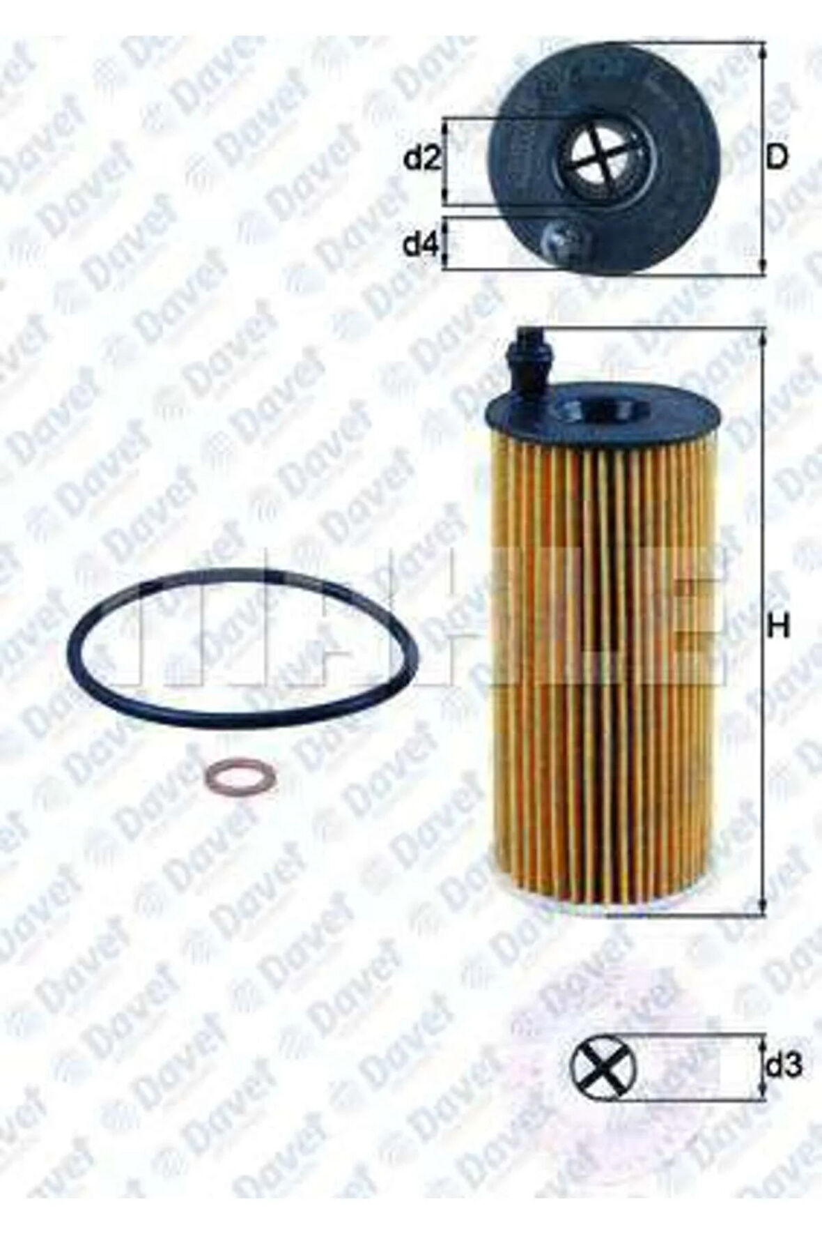 YAG FILTRESI TOYOTA AURIS 1.6 D4D 2015 RAV4 2.0 2015 AVENSIS 1.6 - 2.0 D4D