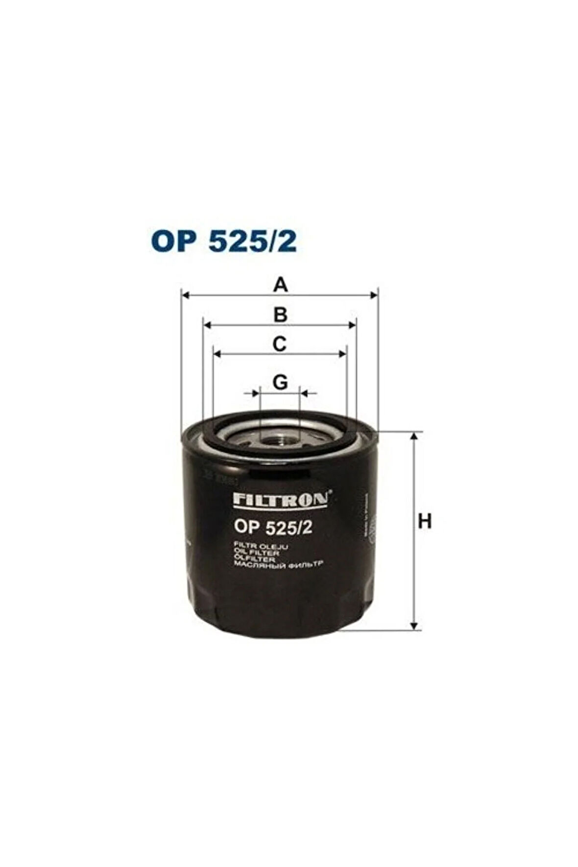 Yag Fıltresı Caddy Iı 96>03 Polo 95>02 Arosa 97>04 Felıcıa 95>01 1.9tdı Aef Agd Aku Asx