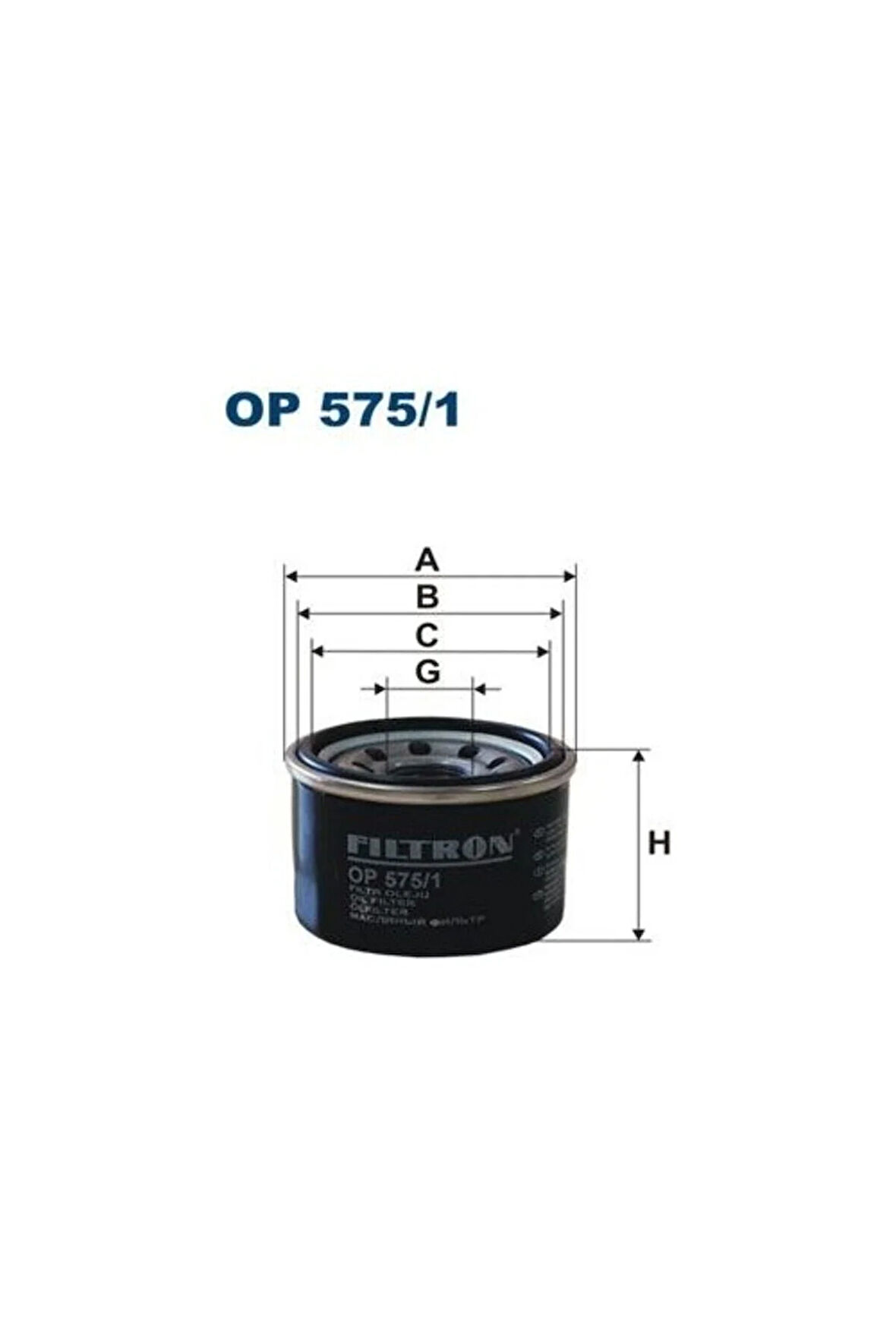 Yag Fıltresı Smart Fortwo CABRIO(451) 07->