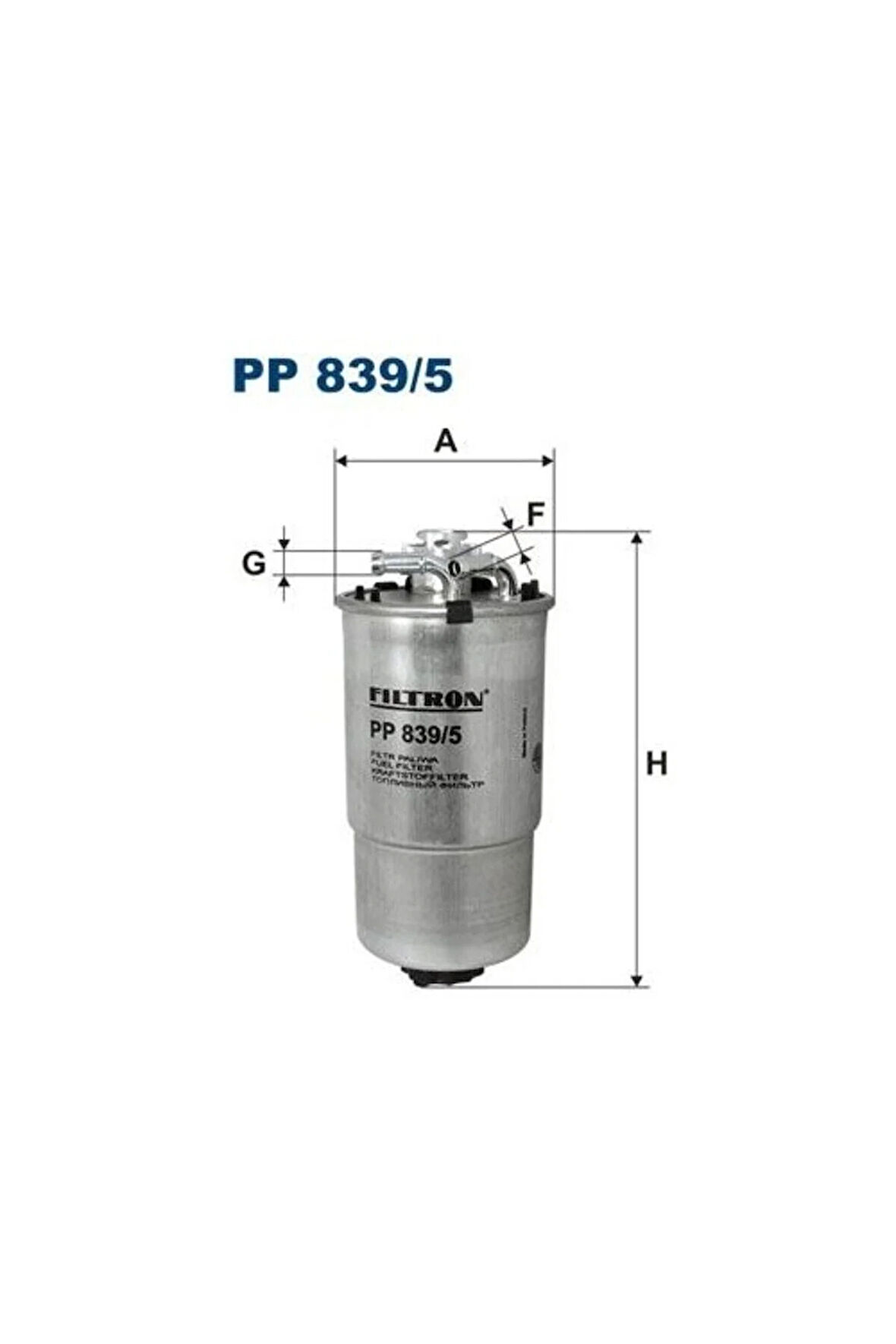 Yakıt Fıltresı (Mazot) Polo Cordoba Ibıza Iv Fabıa 1,4 / 1,9tdı 1,9sdı Bay Amf Asy Atd Axr Asz Blt