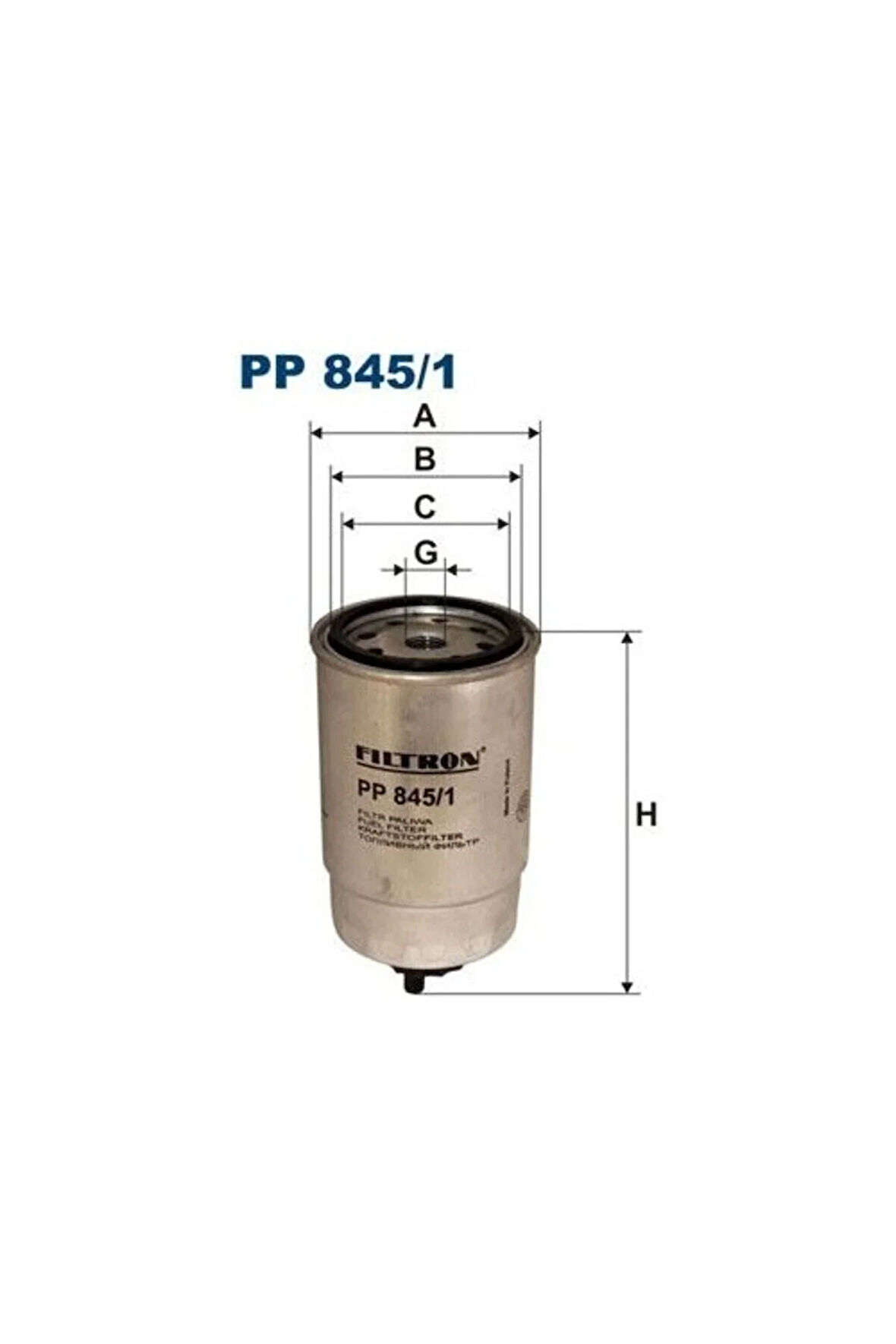 Mazot Fıltresı Opel Astra F 1.7d Combo B X15D X17D Omega B U25TD Frontera A 25TD Vectra B X