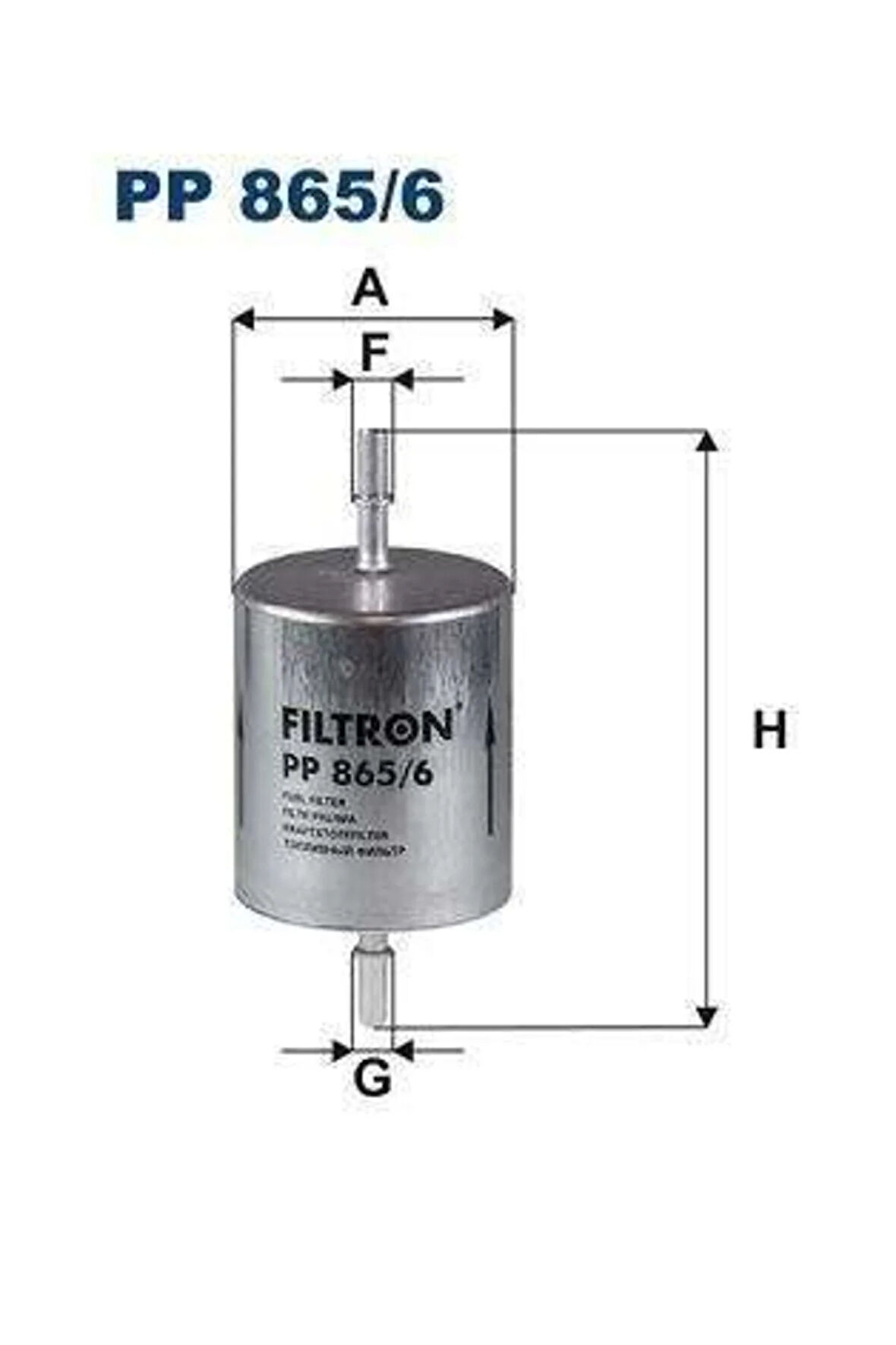 PP865/6 Yakit Filtresi Ford Ecosport 13- 1.0 1.5L Benzinli 1785542 PP8656 (WA521958)