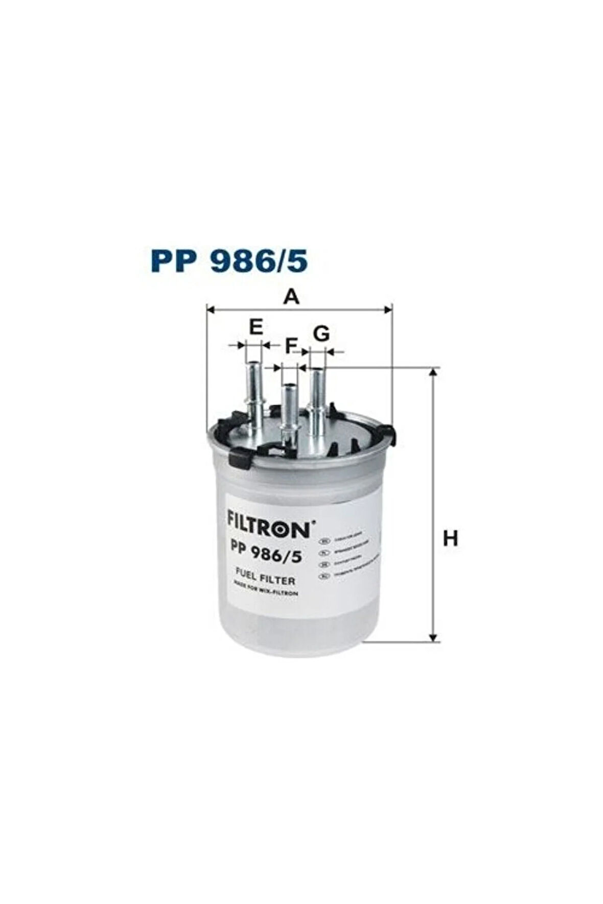Pp986/5 Yakıt Fıltresı Audı A1.6tdı Cayd Cayc 11>14