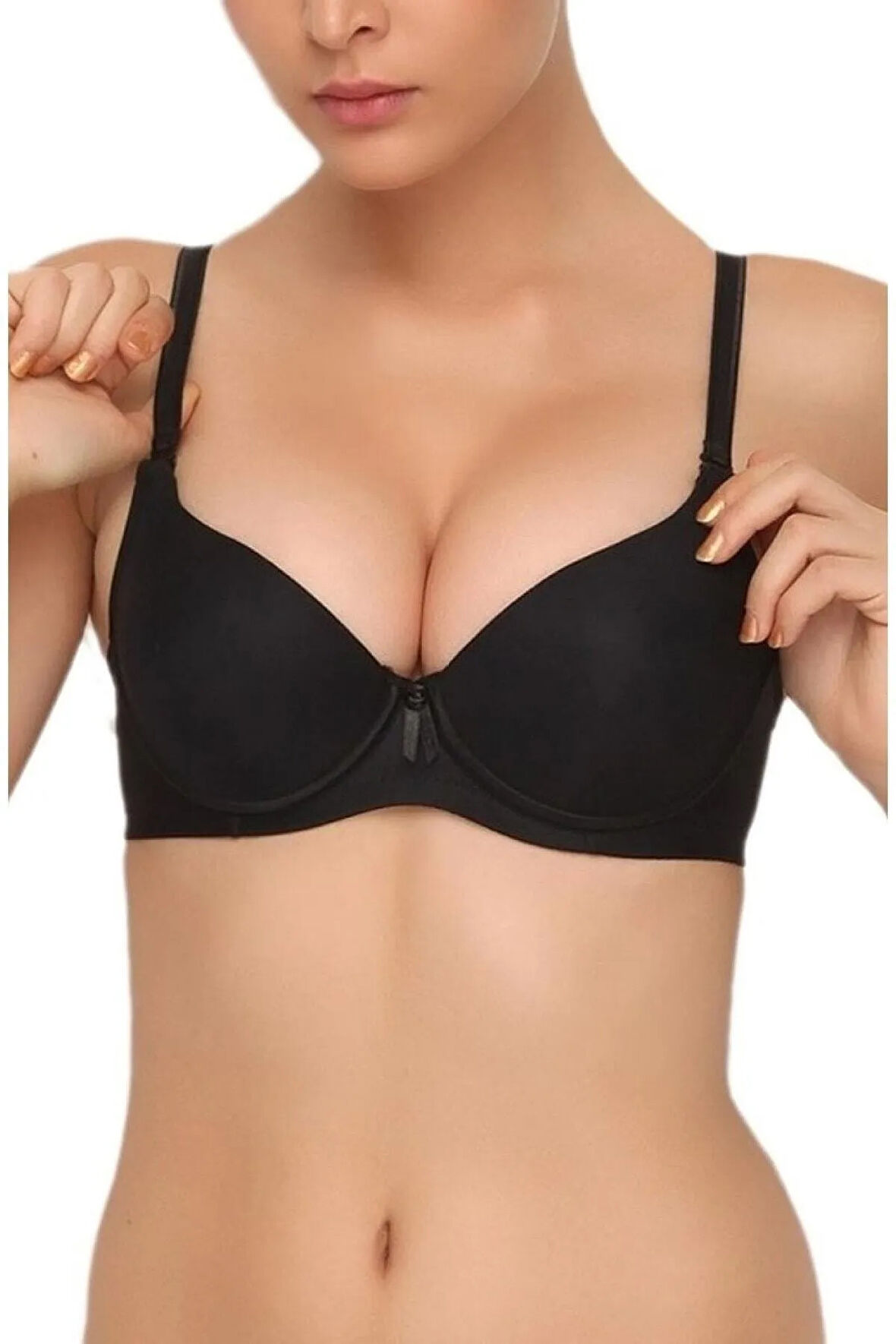 Balenli Desteksiz Tek Sütyen 6809