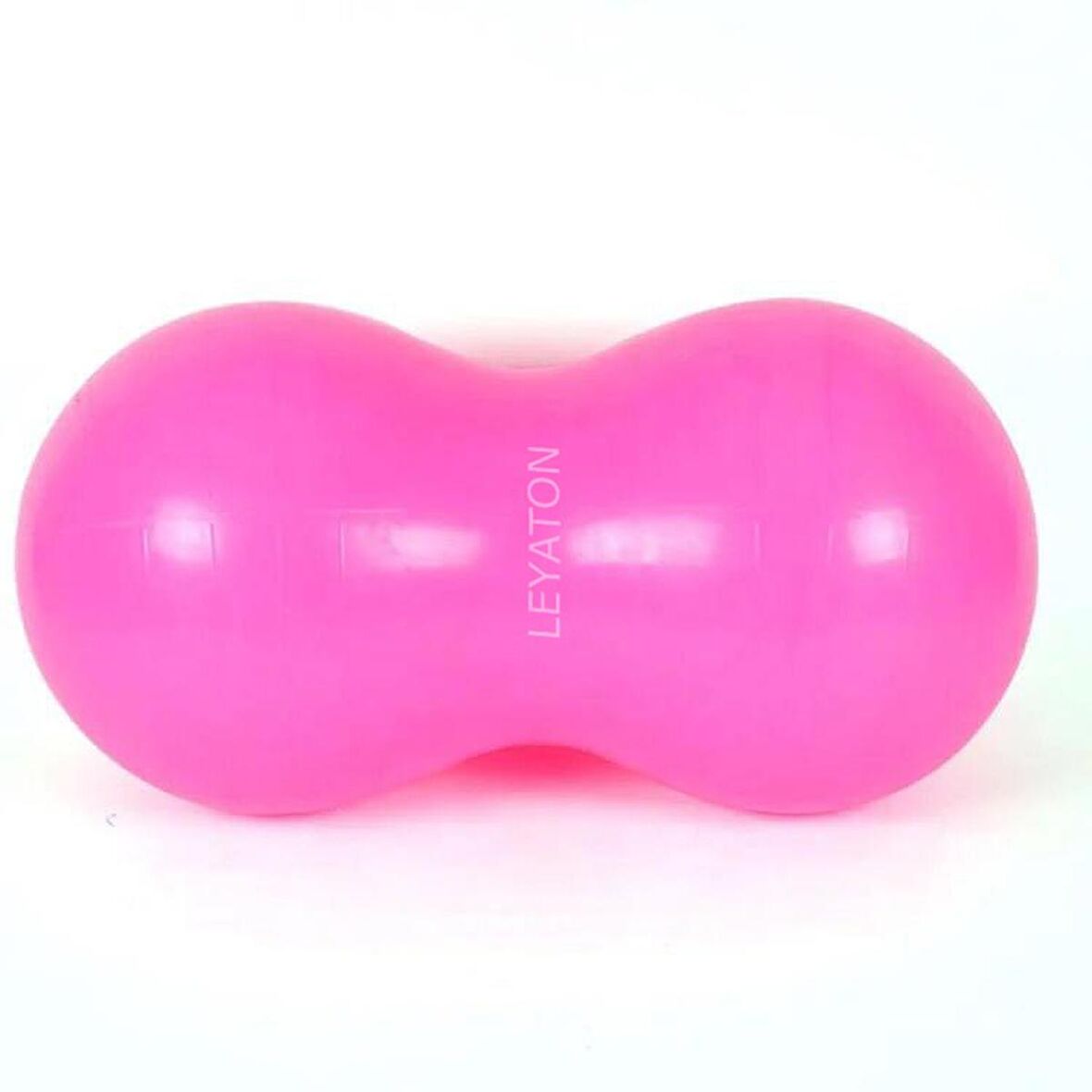 Leyaton Pilates Topu Fıstık Top Egzersiz Pilates Topu Pembe +Pompa