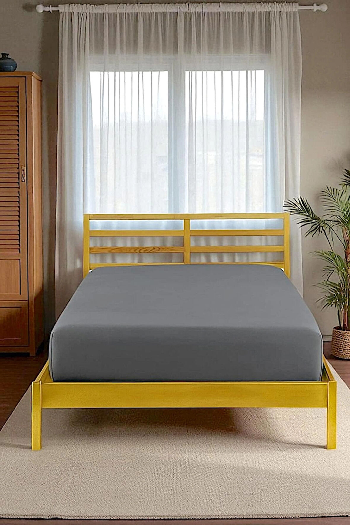 %100 PAMUKLU TEK VEYA ÇİFT KİŞİLİK LASTİKLİ ÇARŞAF (FİTTED JERSEY/PENYE ÇARŞAF)