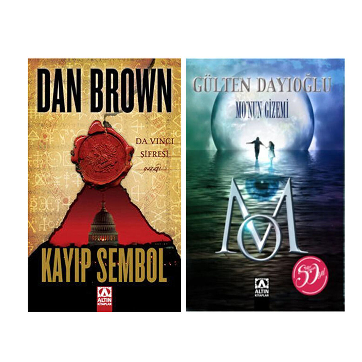 Altın Kitaplar Dan Brown Kayıp Sembol ve Gülten D. Mo nun Gizemi 2 Kitap Set
