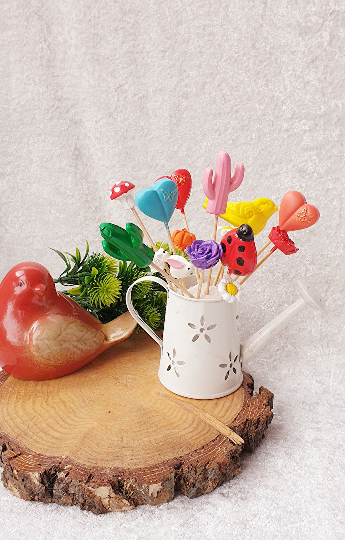 15 Li Saksı Dibi Süsü