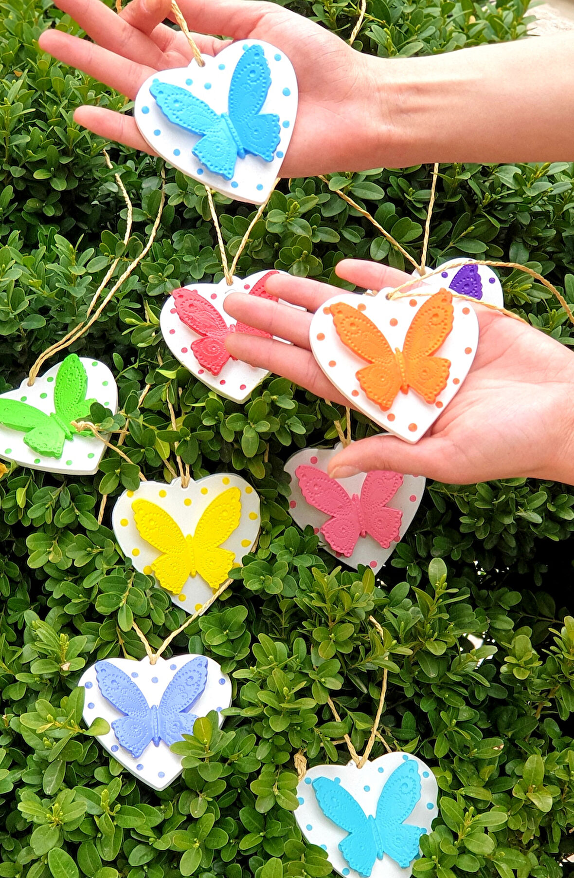 9 Lu Balkon Bahçe Dekor Bahar Kelebekleri