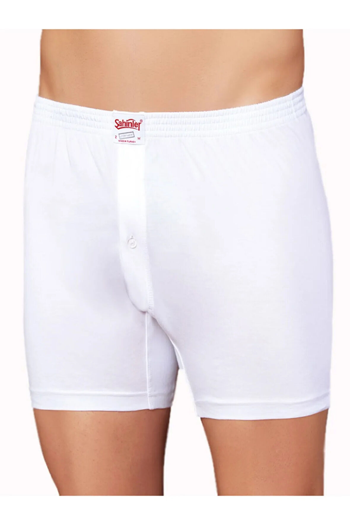Erkek Gri 6'lı Paket Penye Boxer Me010