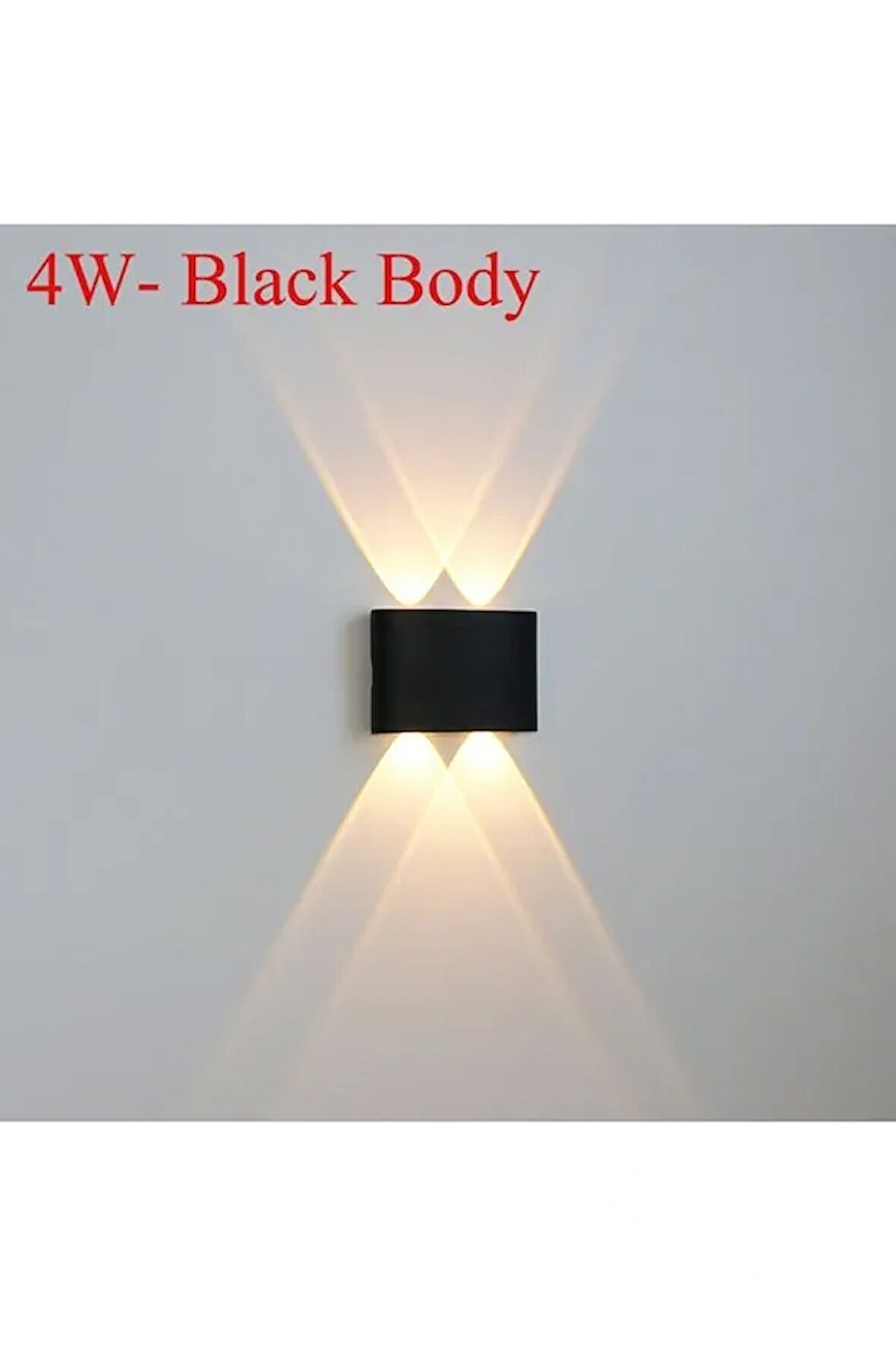 4 Watt GÜN IŞIĞI Işık Ledli Işık Süzmeli Dekoratif İç ve Dış Mekan Led Aplik, Modern ve Şık Armatür