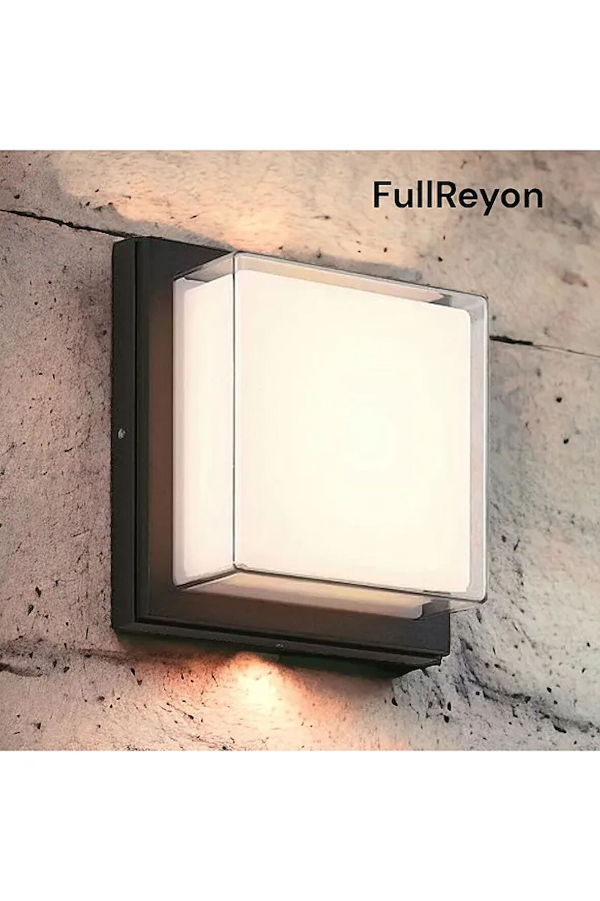  4200 Kelvin, 900 Lümen, 12 Wat Led Aplik, Bahçe, Balkon, Banyo, Salon, İç ve Dış Mekan Led Armatür