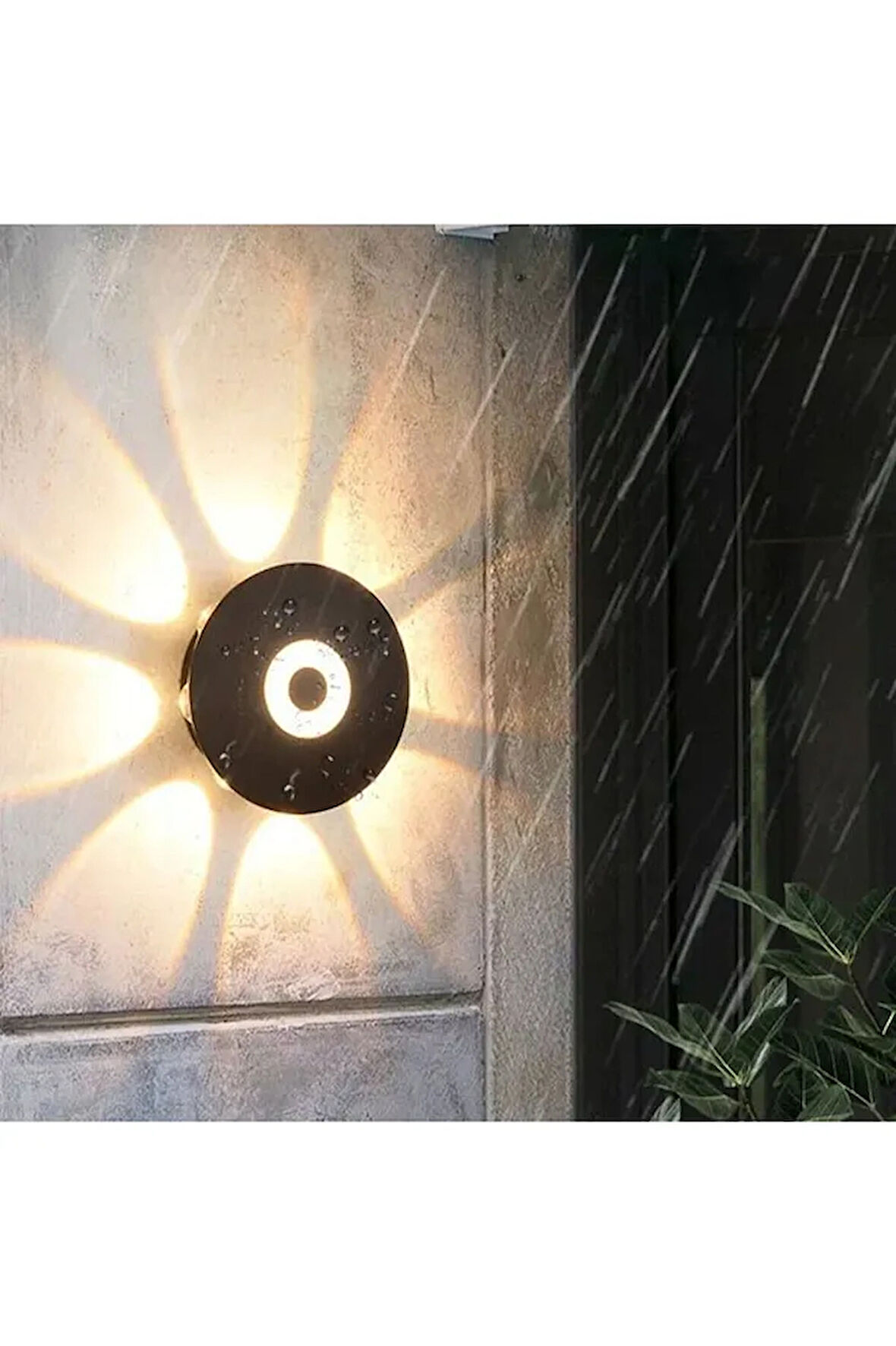  Dekoratif Işık Desenli 7 Watt Led Armatür 3000K Gün Işığı İç ve Dış Mekan Modern ve Şık Led Aplik