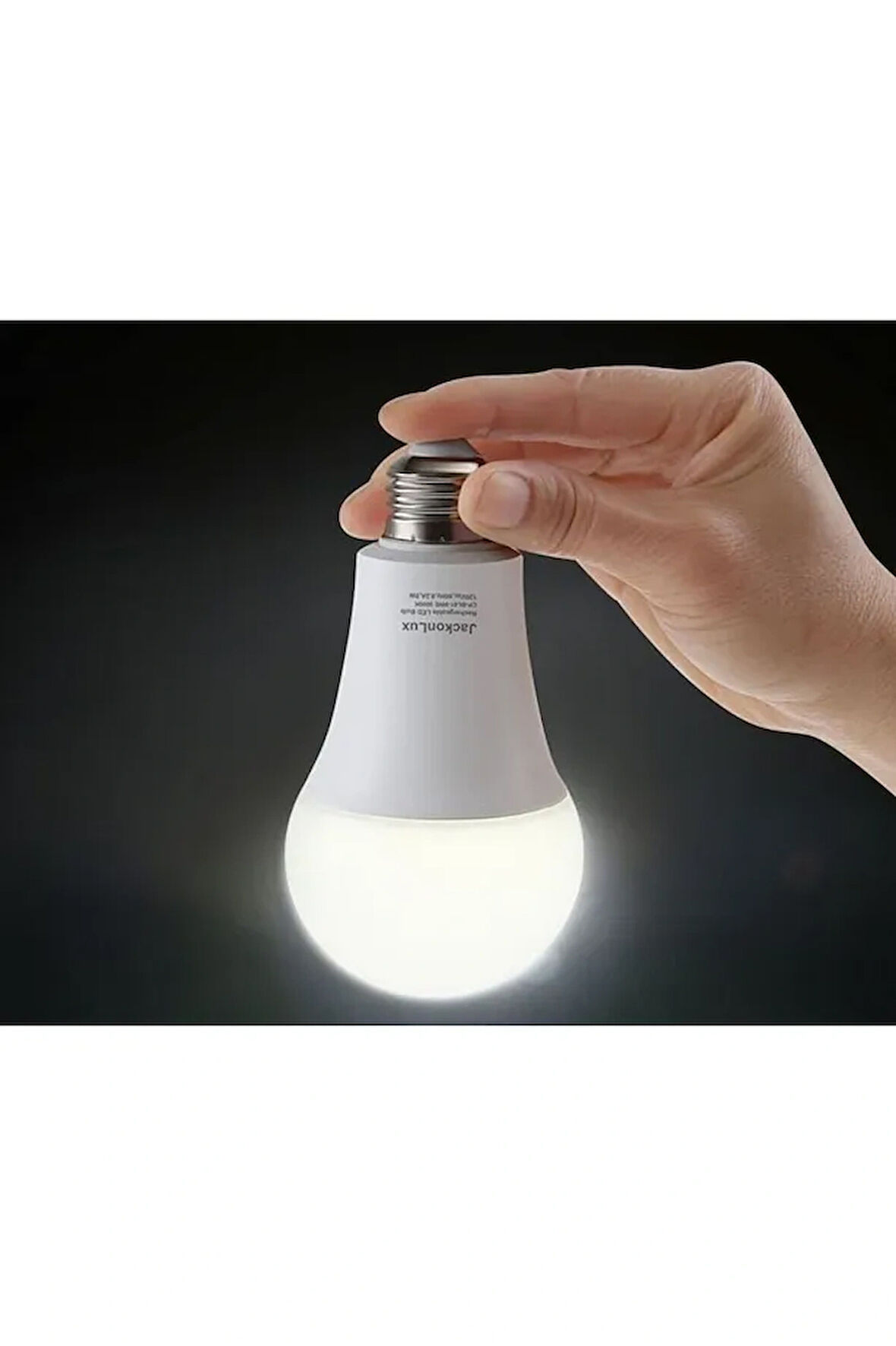 Elektrik Kesilince de Çalışan 9 Watt Led Ampul, Şarjlı Led Ampul Kendini Şarj Eden E27 Duy Led Ampul