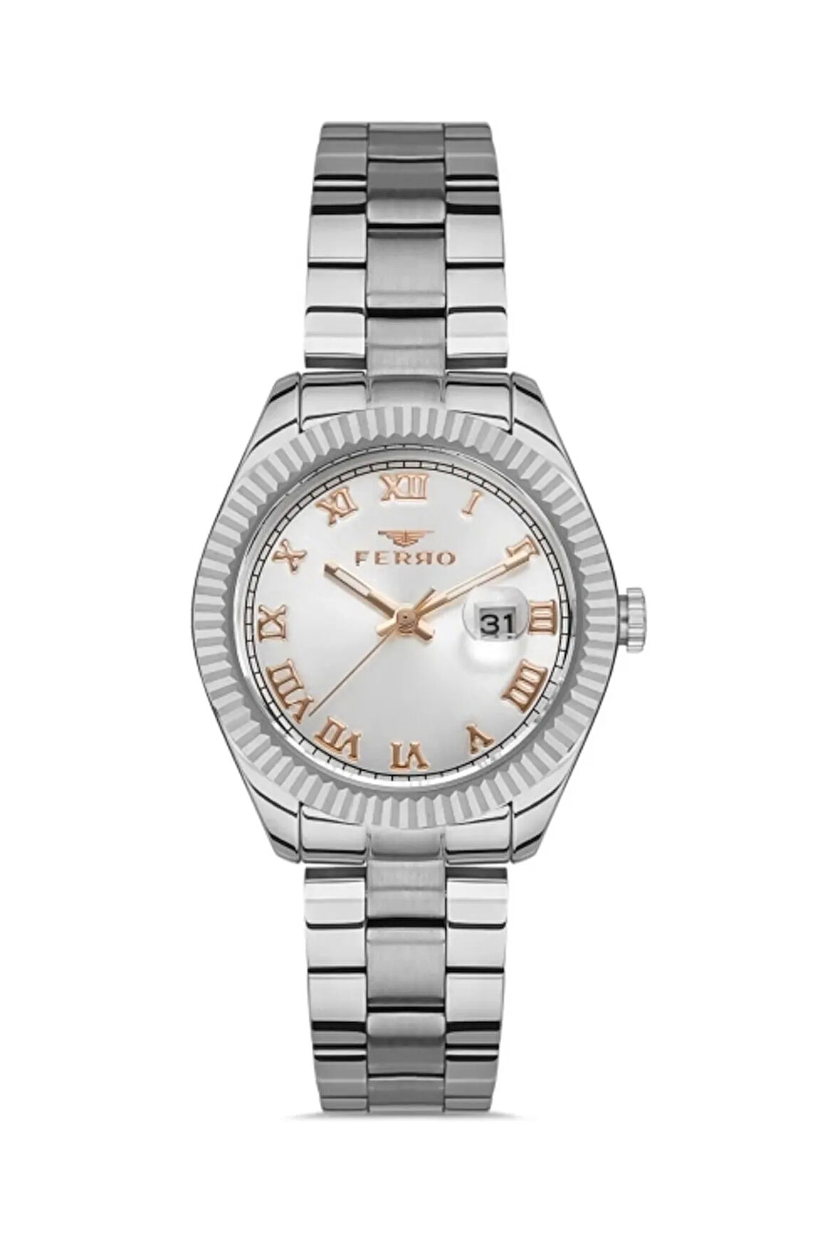 Gümüş Çelik Kordon Kadın Kol Saati Fl21295a-a