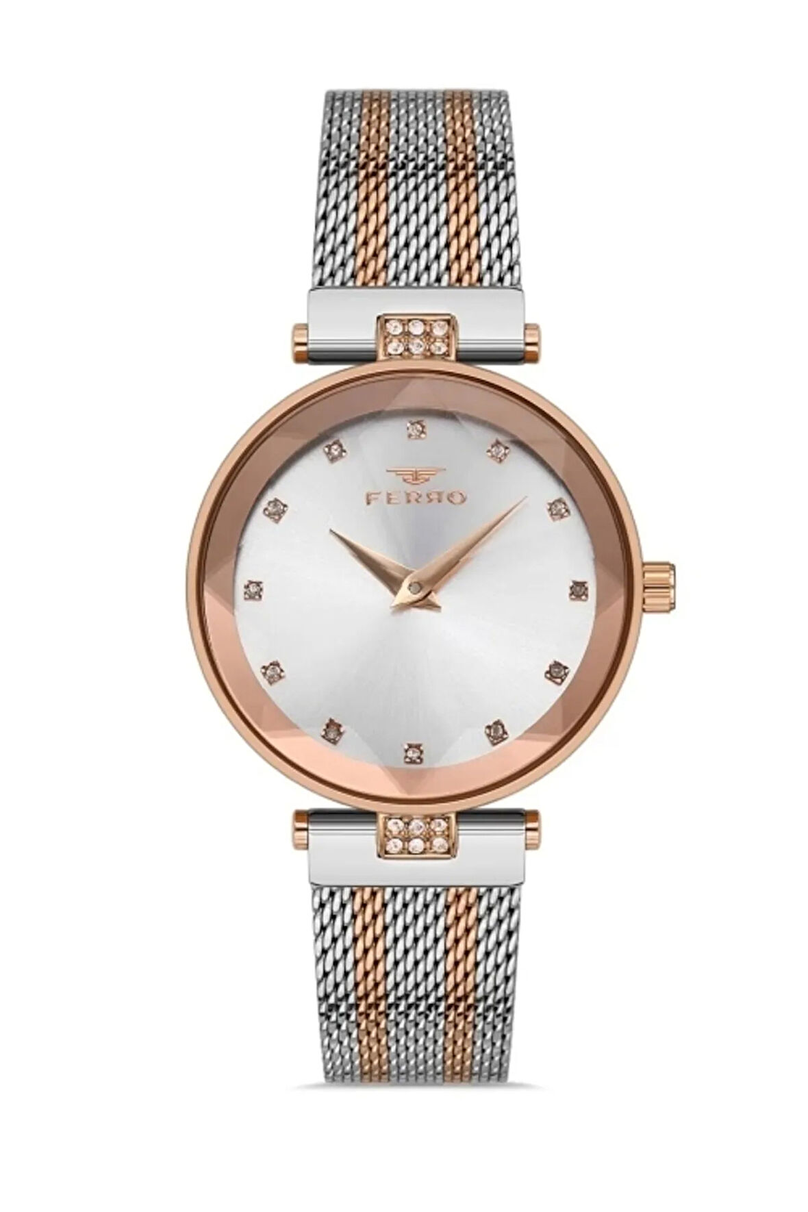 Rose Hasır Kordon Kadın Kol Saati FL21297C-C