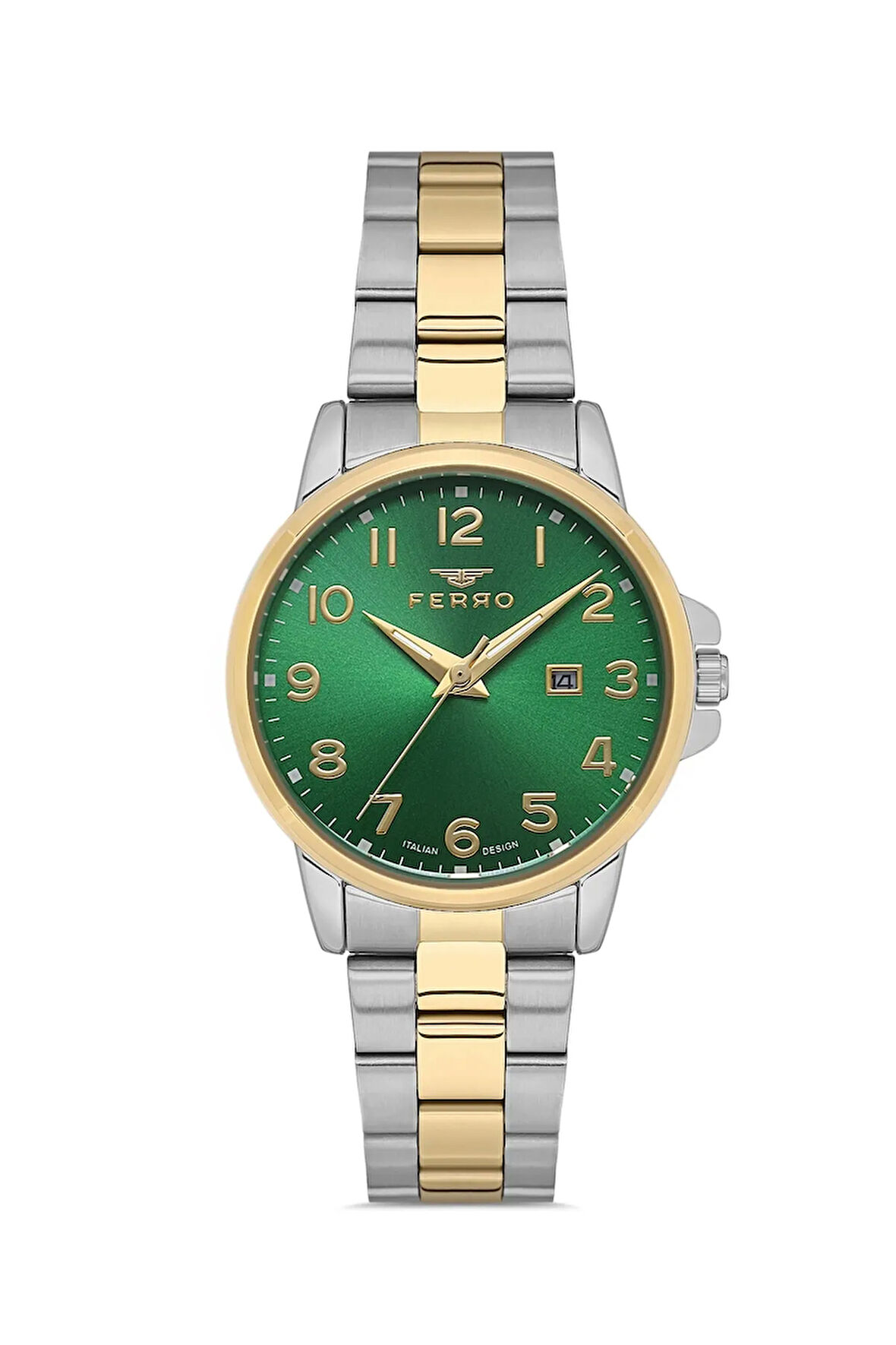 Gümüş/Sarı Çelik Kordon Kadın Kol Saati FL21393A-D6