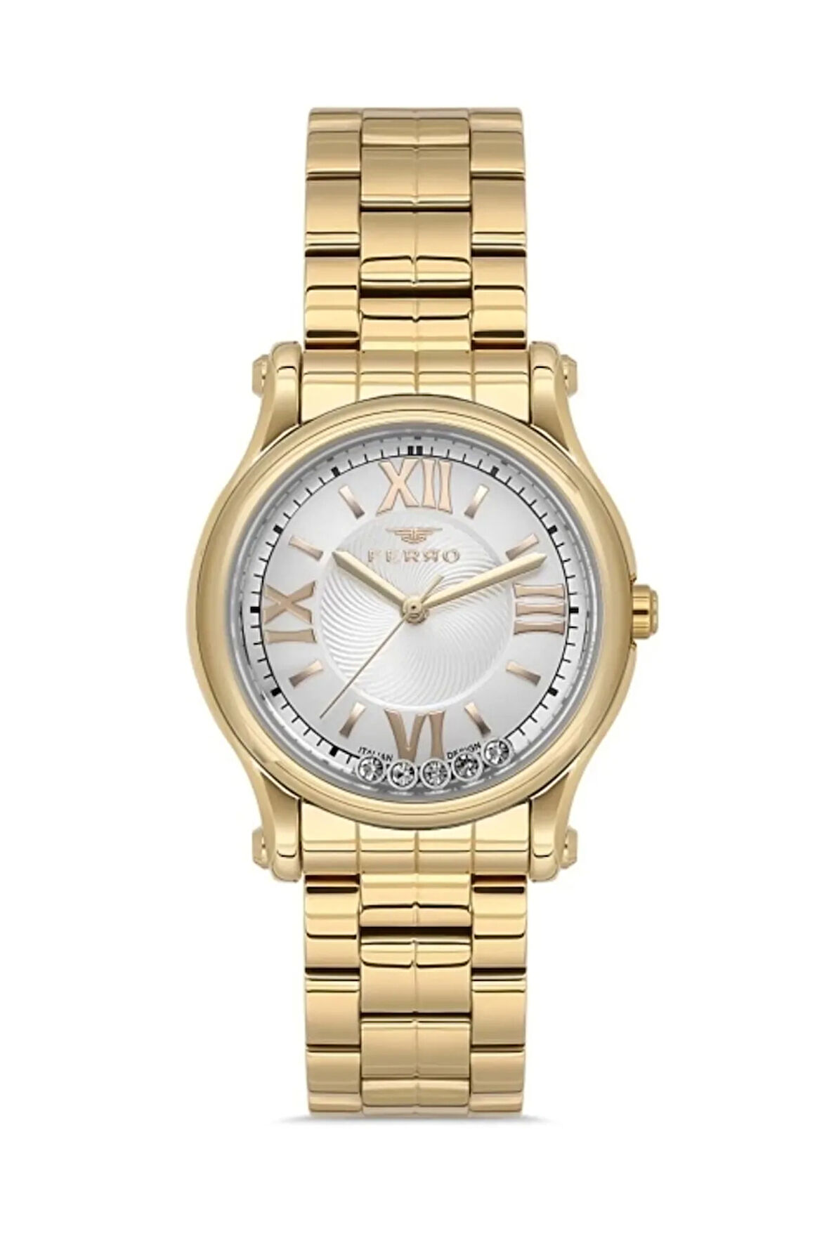 Sarı Çelik Kordon kadın Kol Saati FL21478AWT-B4