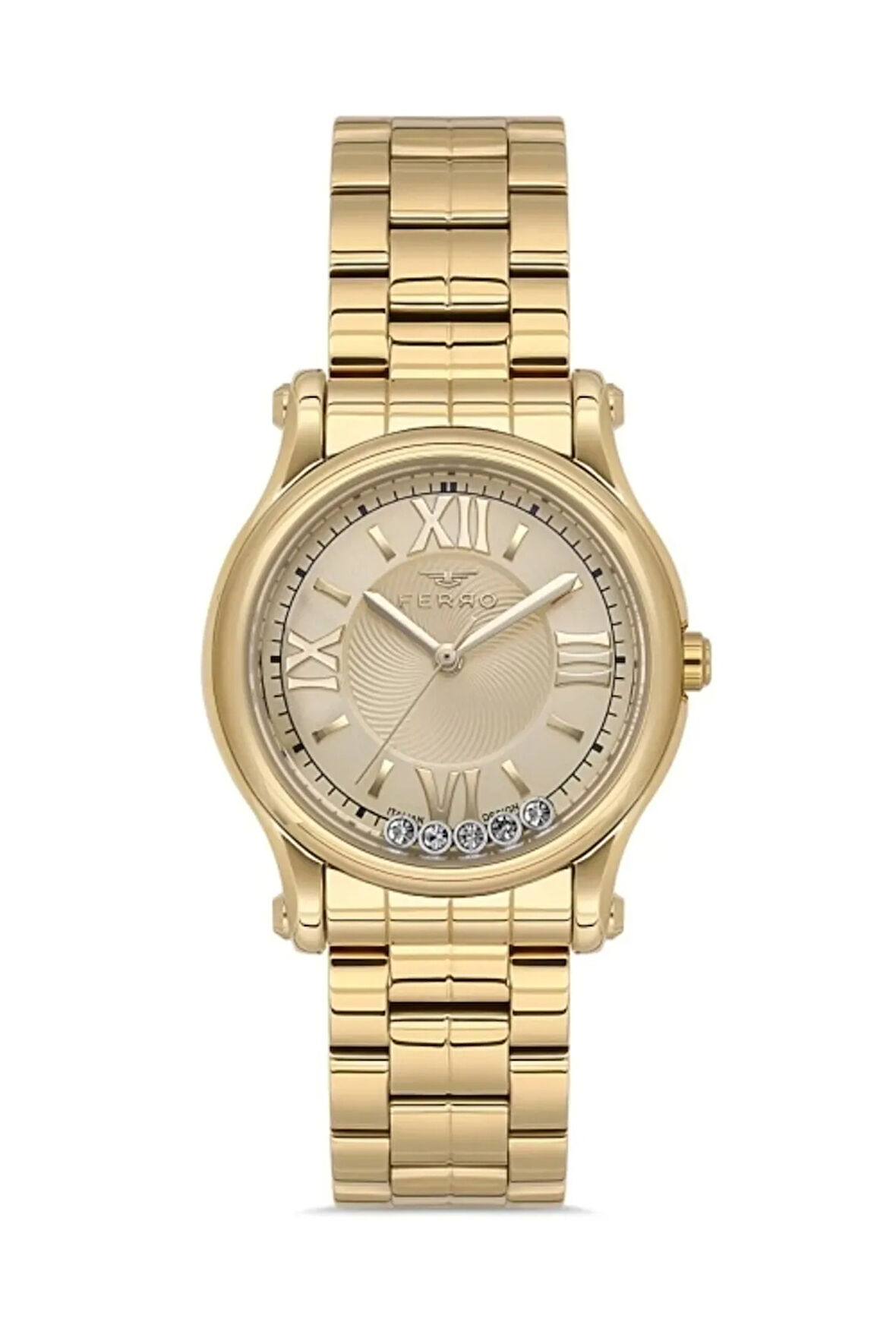 Sarı Çelik Kordon kadın Kol Saati FL21478AWT-B4