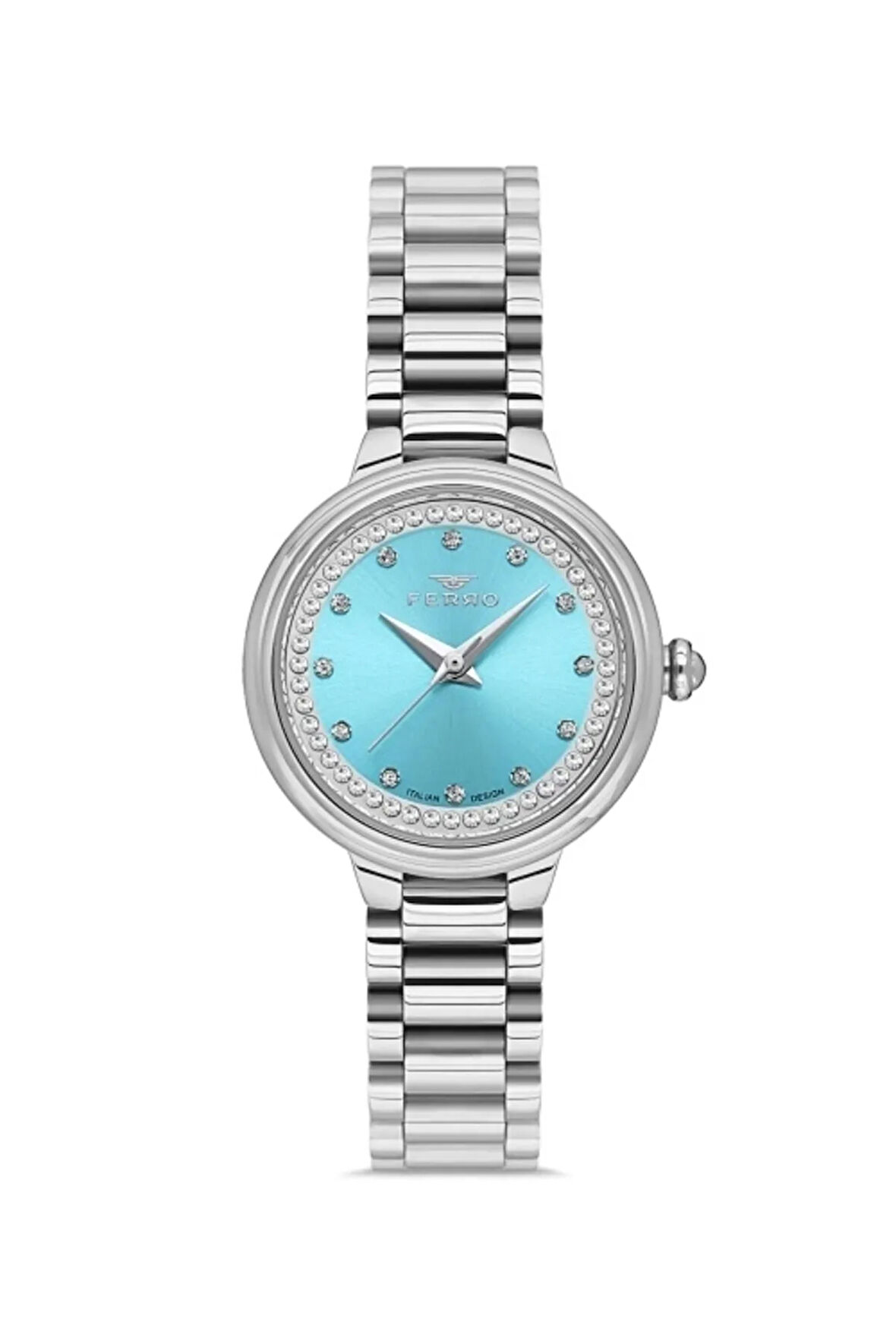 Gümüş Çelik Kordon Kadın Kol Saati FL21493A-A