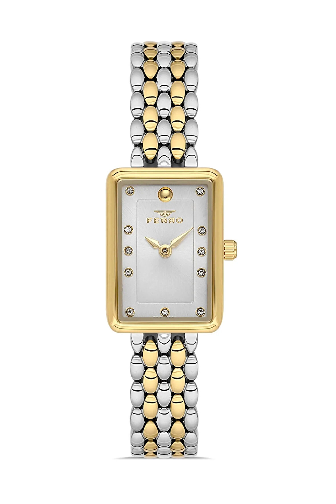 Sarı Çelik Kordon Kadın Kol Saati FL21511A-B6