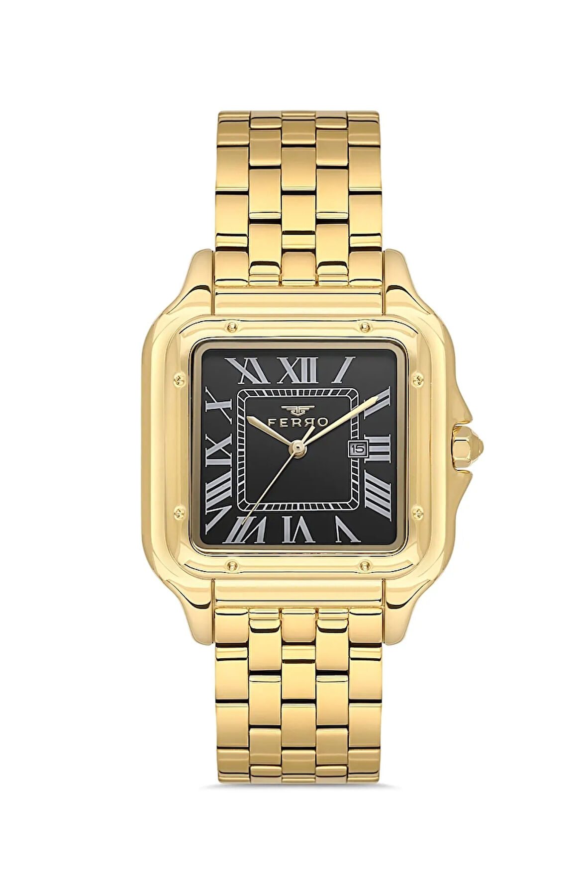 Sarı Çelik Kordon Erkek Kol Saati FL21622AWT-B2