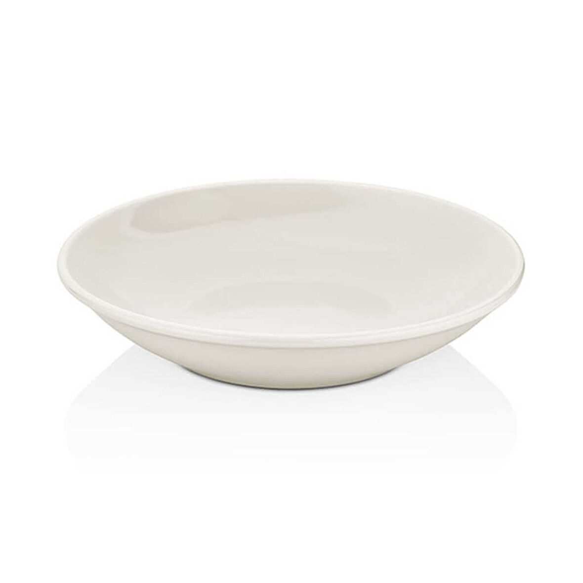 By Bone FL-25-CK Gastro 25 CM ÇUKUR TABAK 1300 cc-beyaz porselen 6 Adet