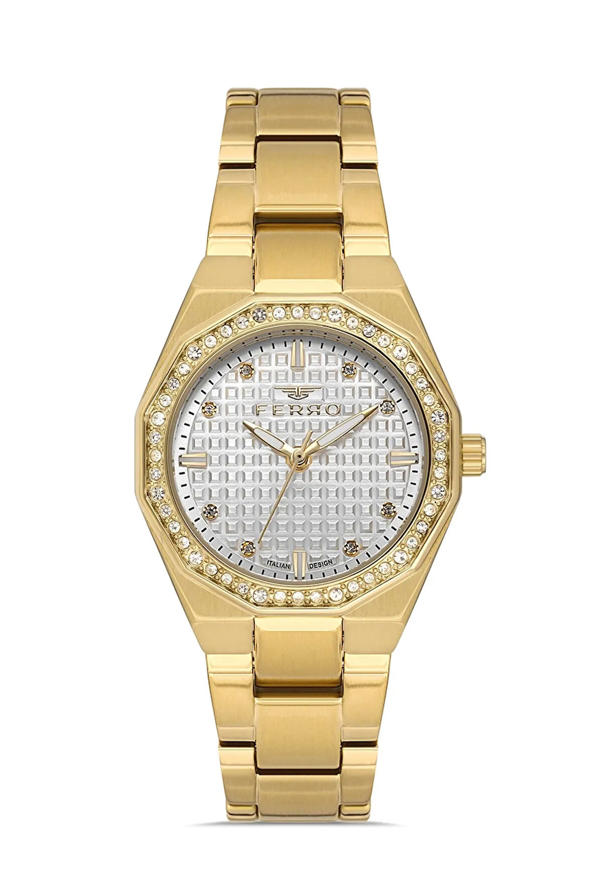 Sarı/Gümüş Çelik Kordon Kadın Kol Saati FL40134A-D6