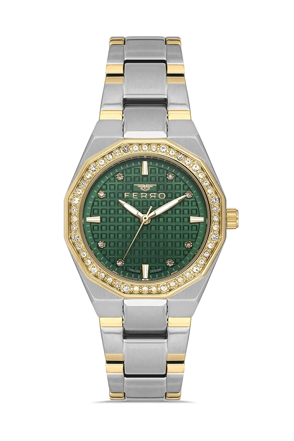 Sarı/Gümüş Çelik Kordon Kadın Kol Saati FL40134A-D6