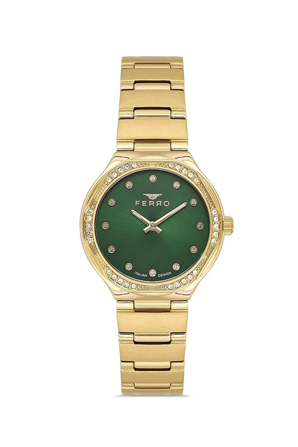 Sarı Çelik Kordon Kadın Kol Saati FL40140A-B6