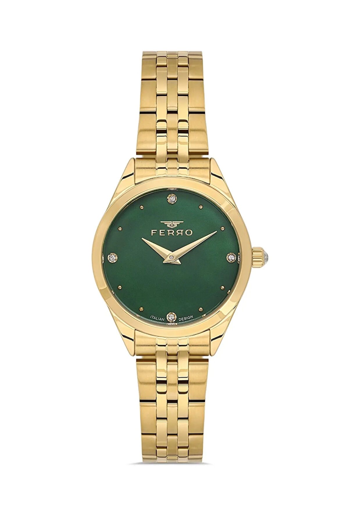 Sarı Çelik Kordon Kadın Kol Saati FL40141A-B6