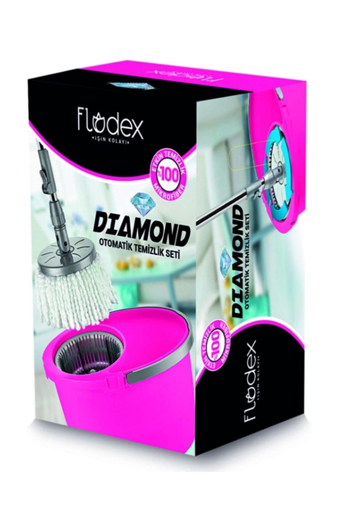 FLODEX Temizlik Seti Mop Seti Diamond Bakım Seti