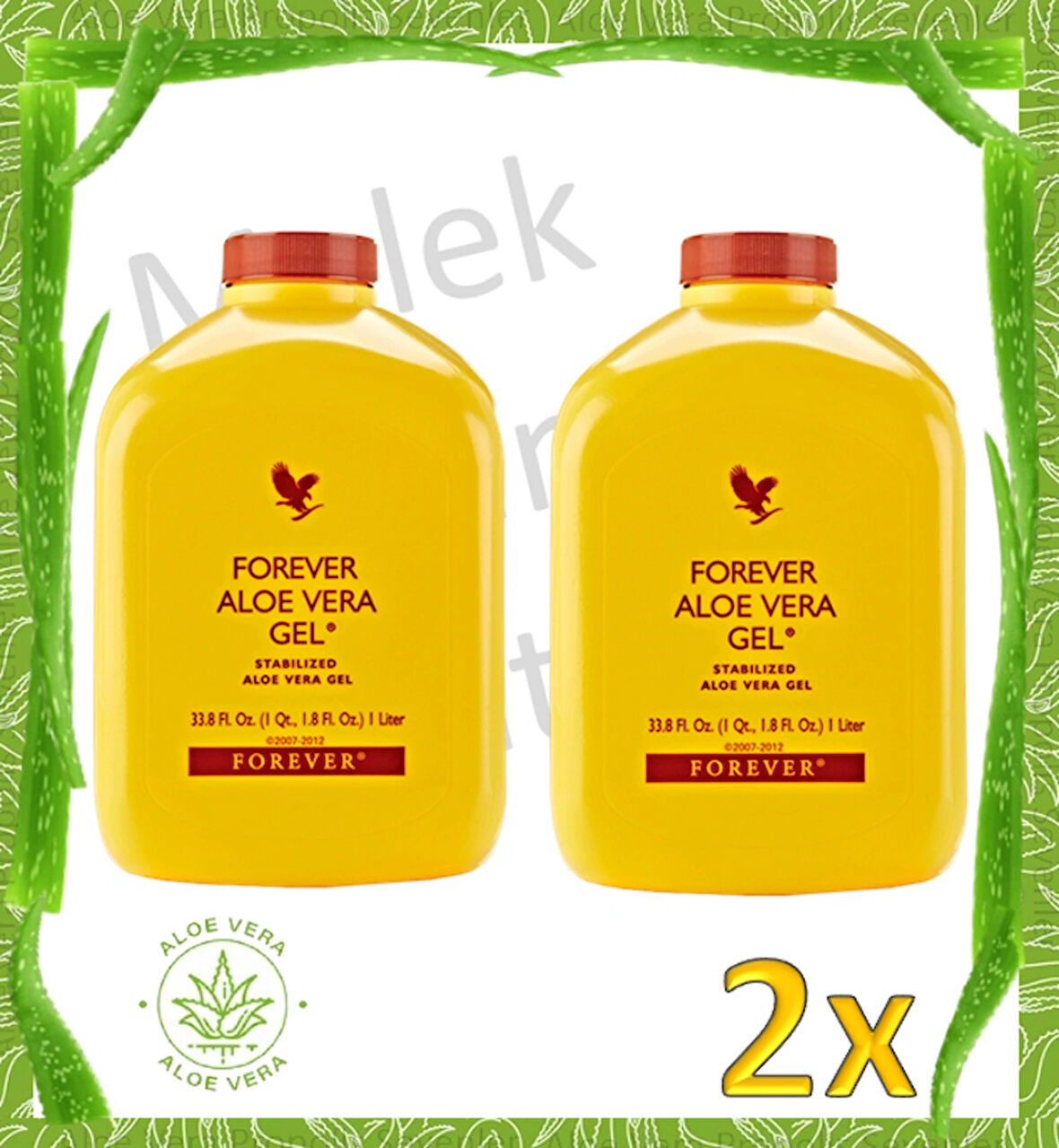 Forever Aloe Vera Gel 1 lt  2 Adet